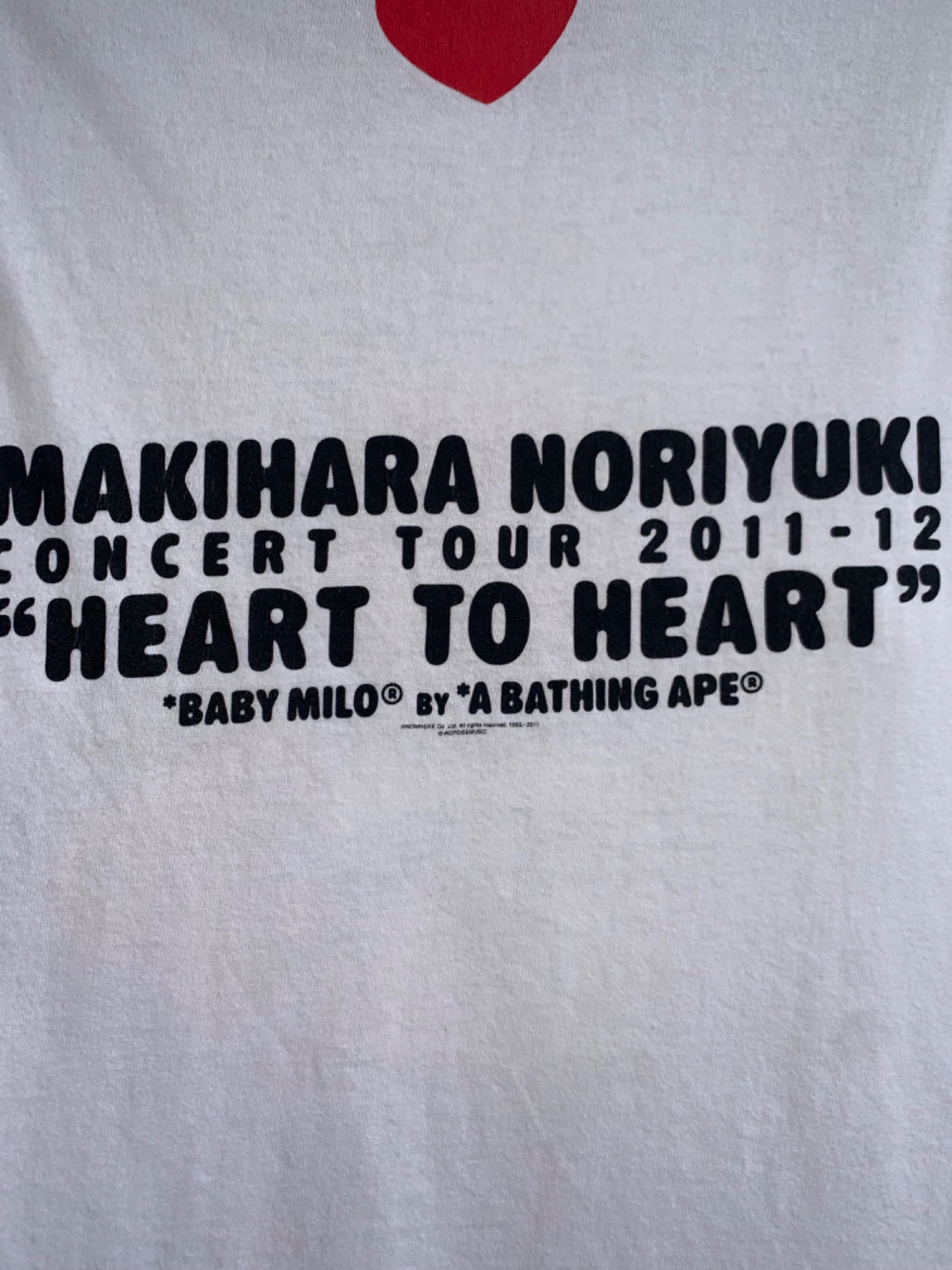 BAPE Makihara Noriyuki Live Hall Limited Goods Vintage Shirt - 8