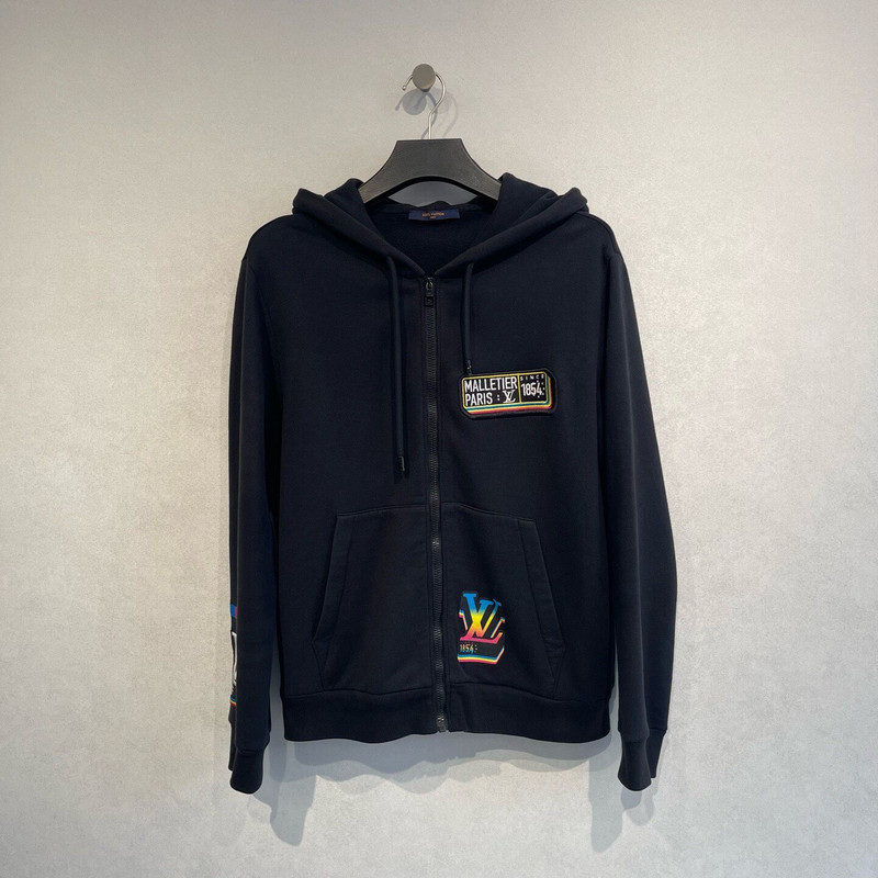Louis Vuitton Rainbow Logo Print Hooded Jacket - 1