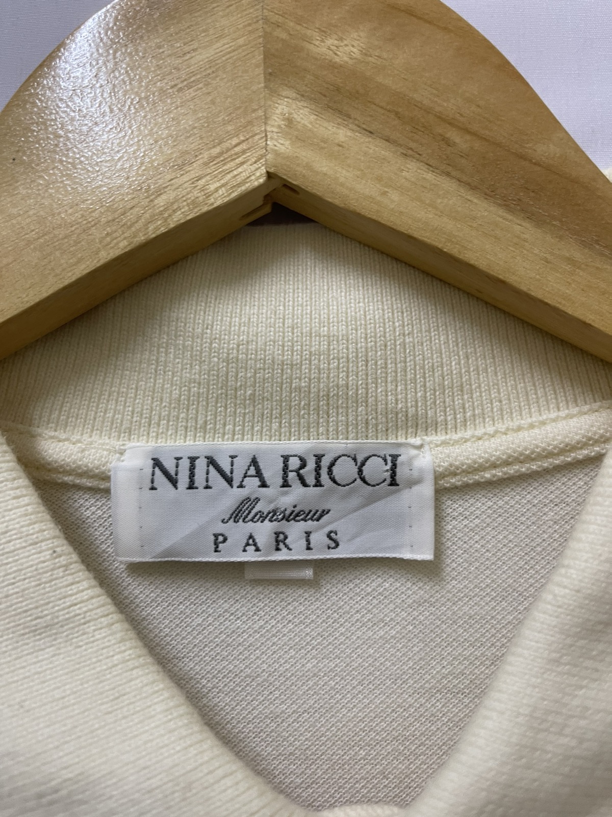 Nina Ricci Mini Logo Polo Shirt Yellow - 4