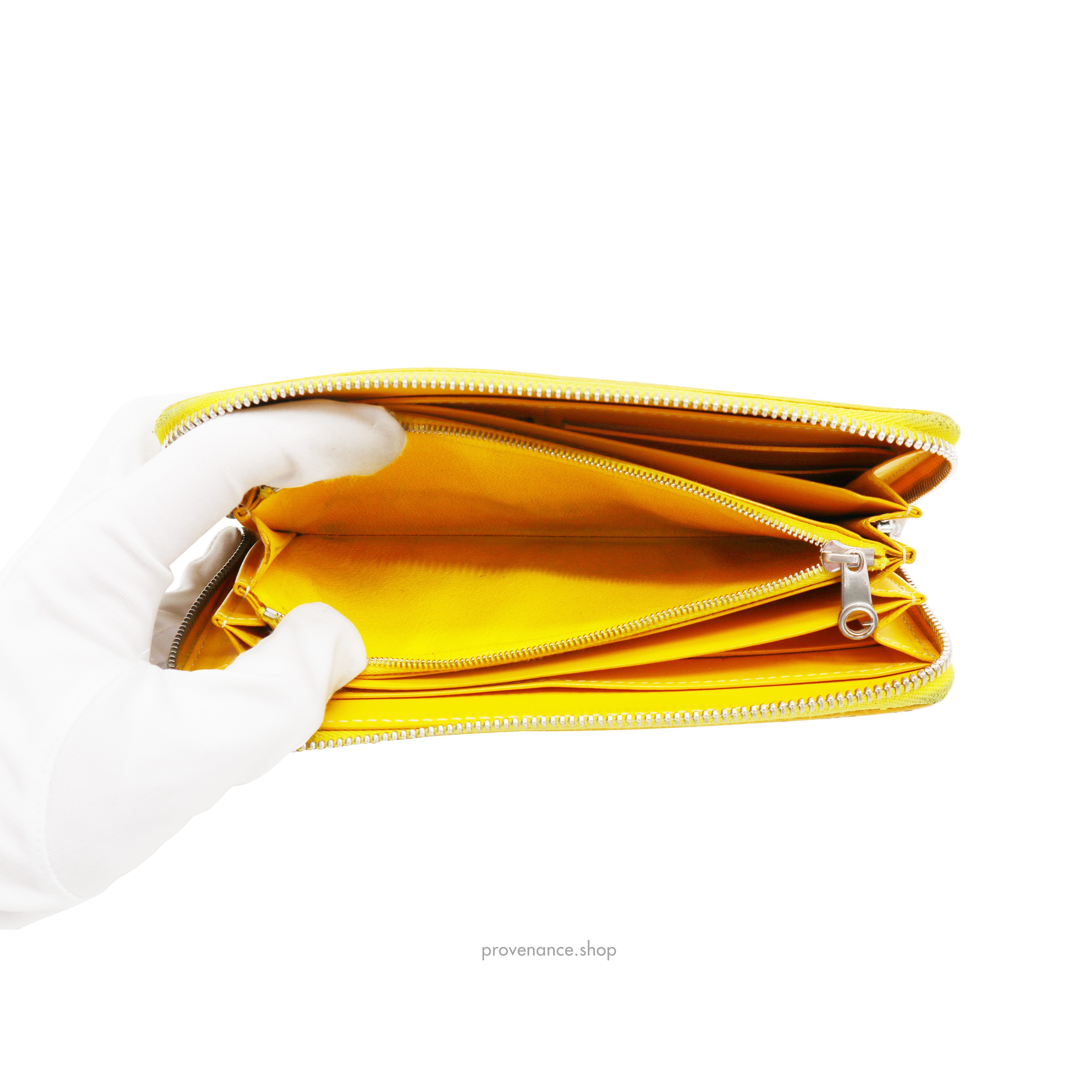 Goyard Matignon Zipped Wallet - Yellow Goyardine - 9