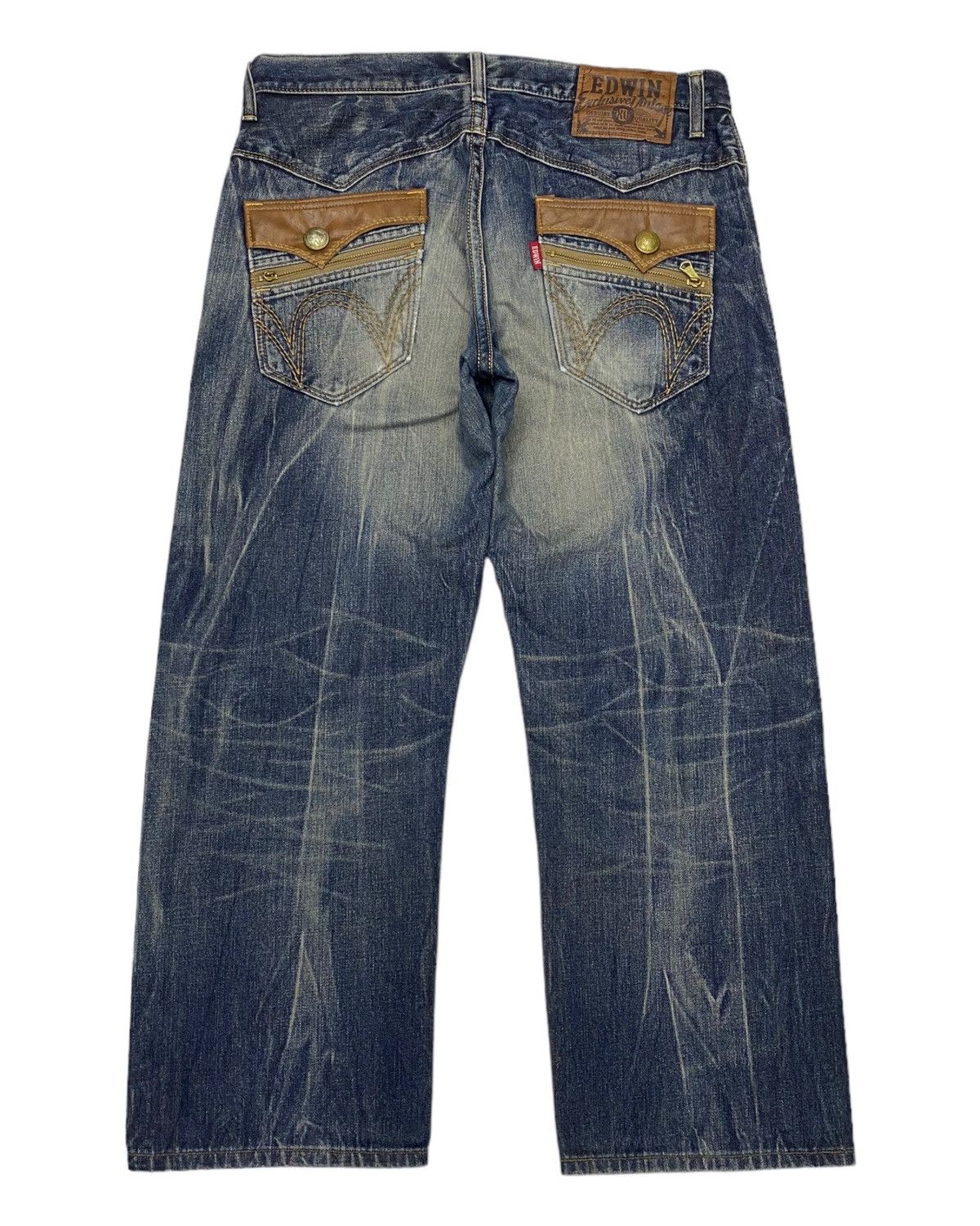 BAGGY DISTRESSED DENIM EDWIN EXCLUSIVE VINTAGE XU JEANS - 2