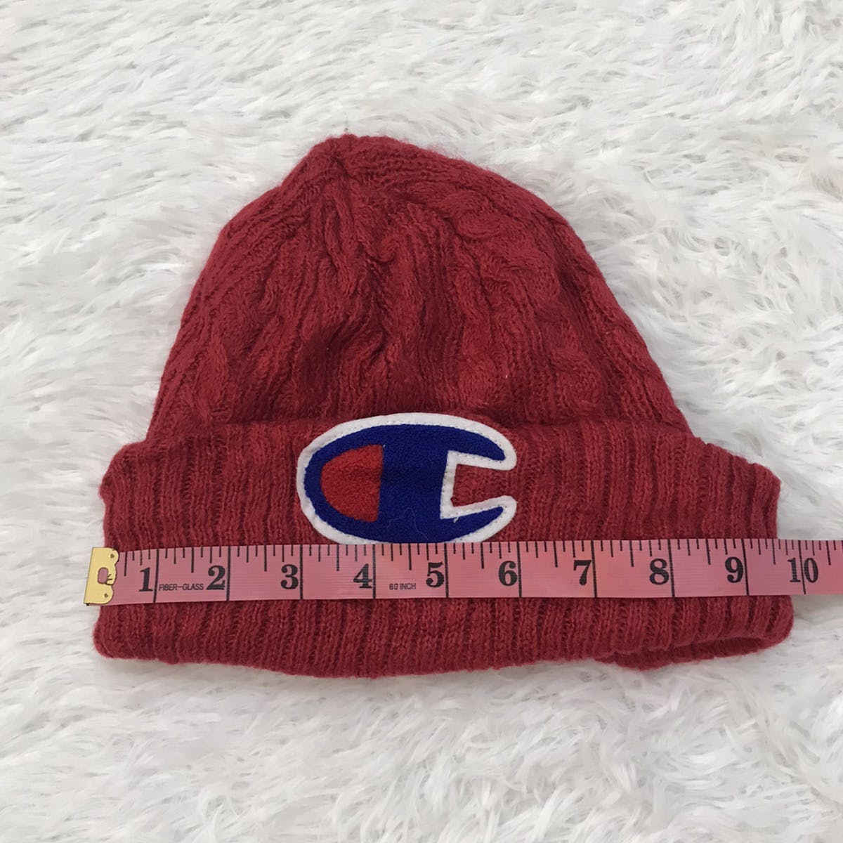 Big Logo Champion Beanie Hat/Snow Cap - 7