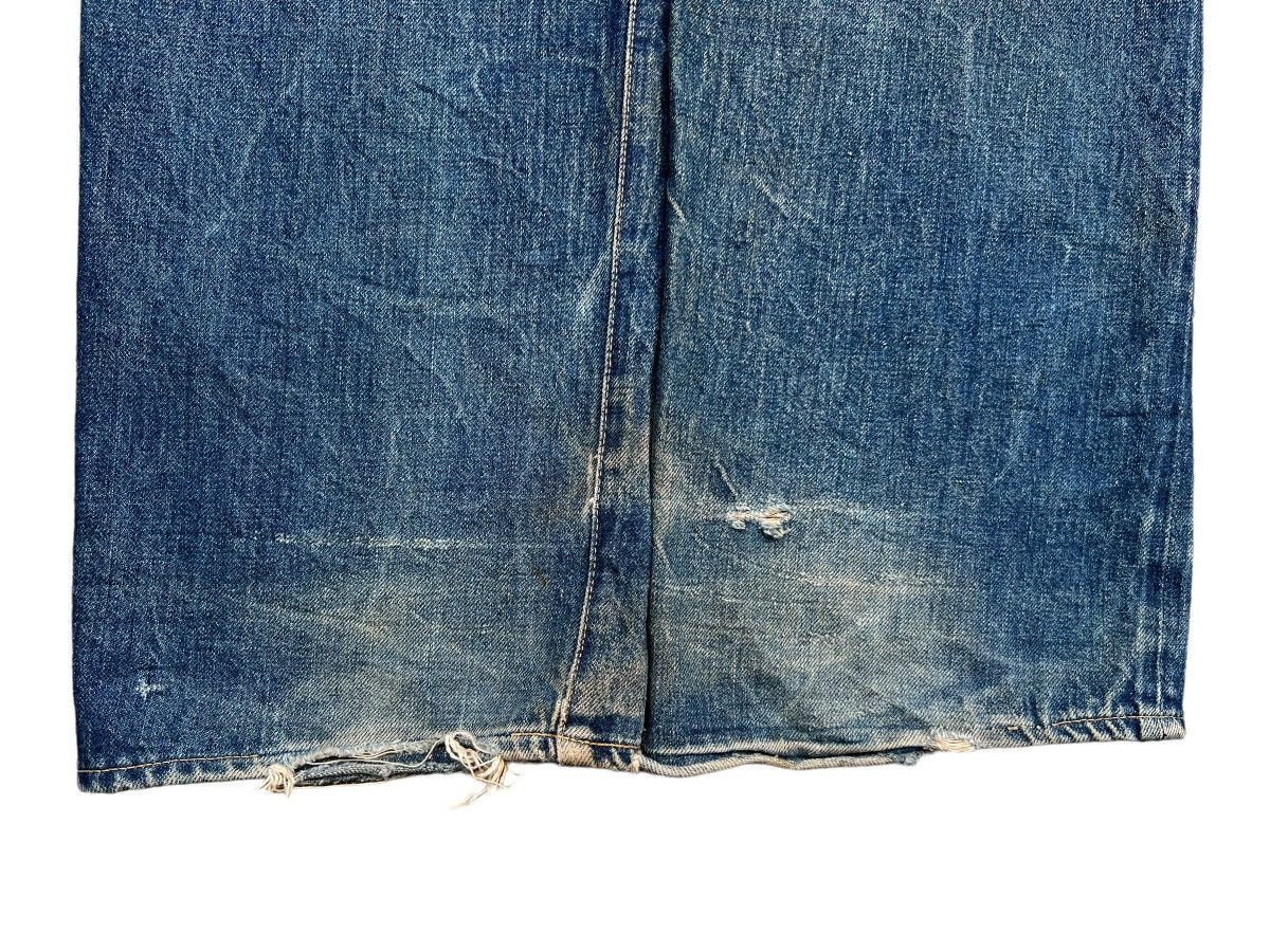 Vtg Beams Plus Japan Selvedge Distressed Mudwash Denim Jeans - 6