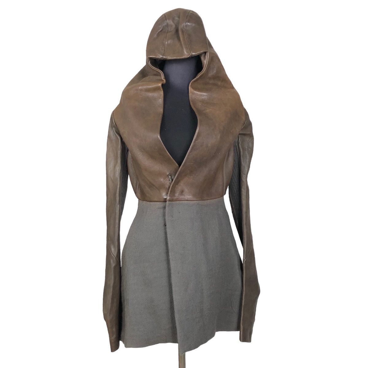 Rick Owens Fall 2010 R-t-W Assassin Hooded Leather Jacket - 2