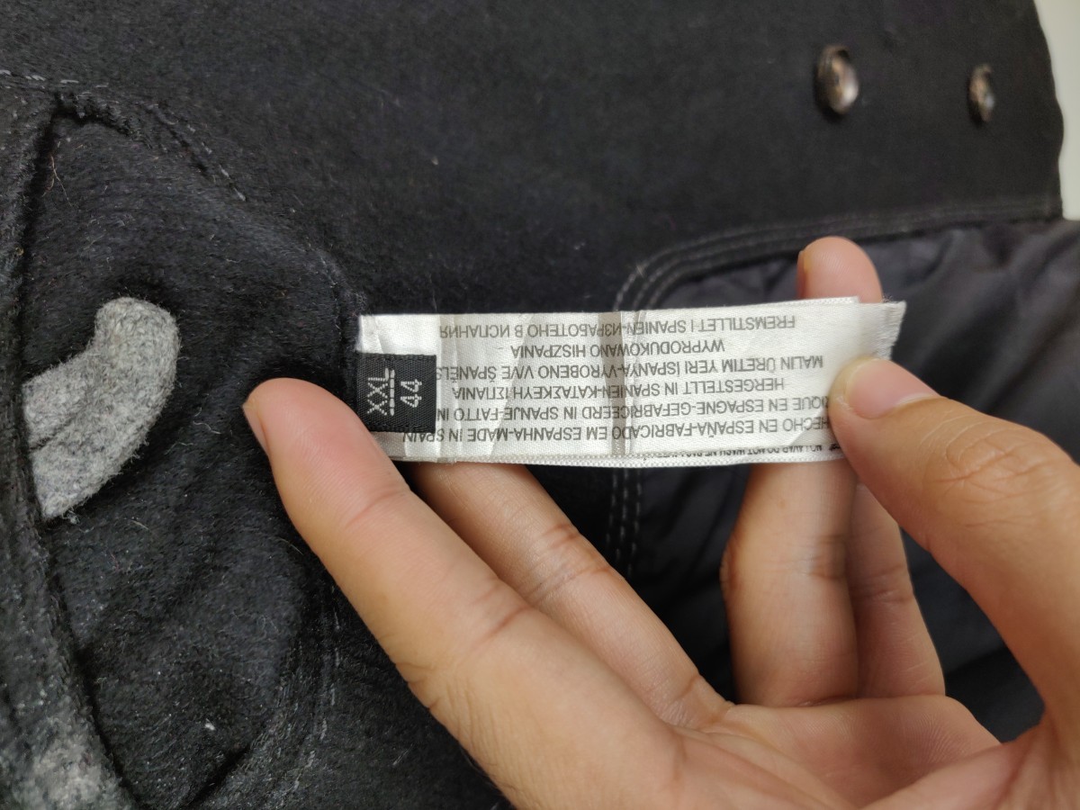 Cashmere & Wool - Wool Button Heavy Jacket Winter Season - 9