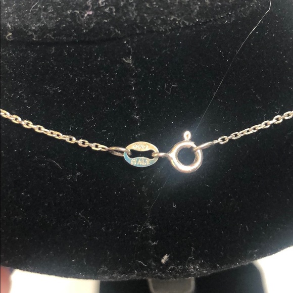 Unique Diamond + Black Diamond Sterling Necklace - 10