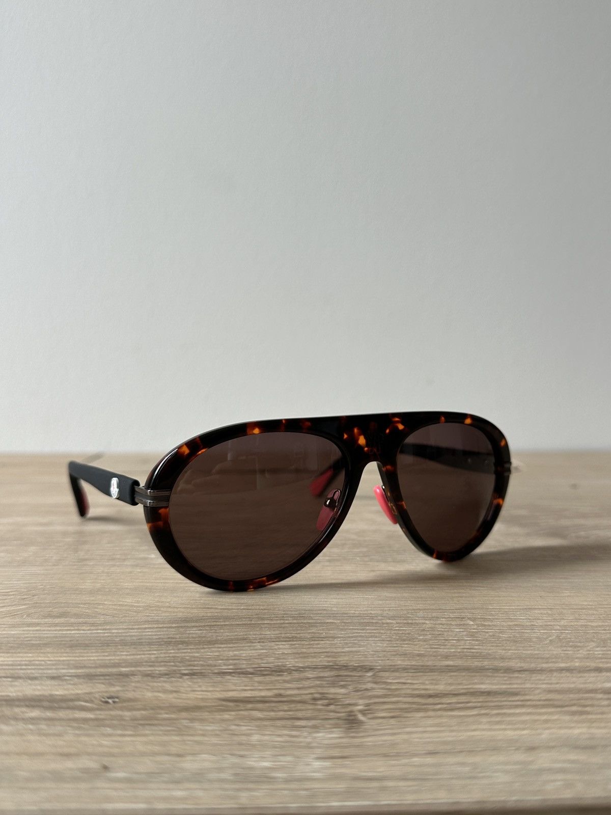 Moncler Navigaze Aviator Sunglasses Tortoise - 3