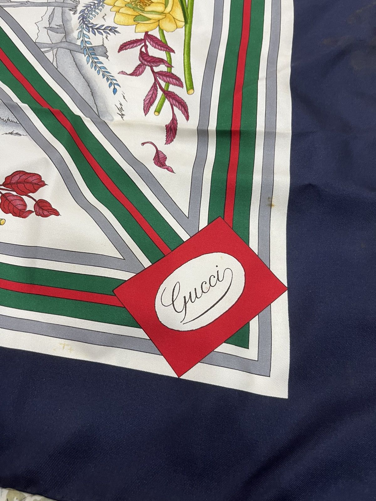 GUCCI SILK SCARF - 7