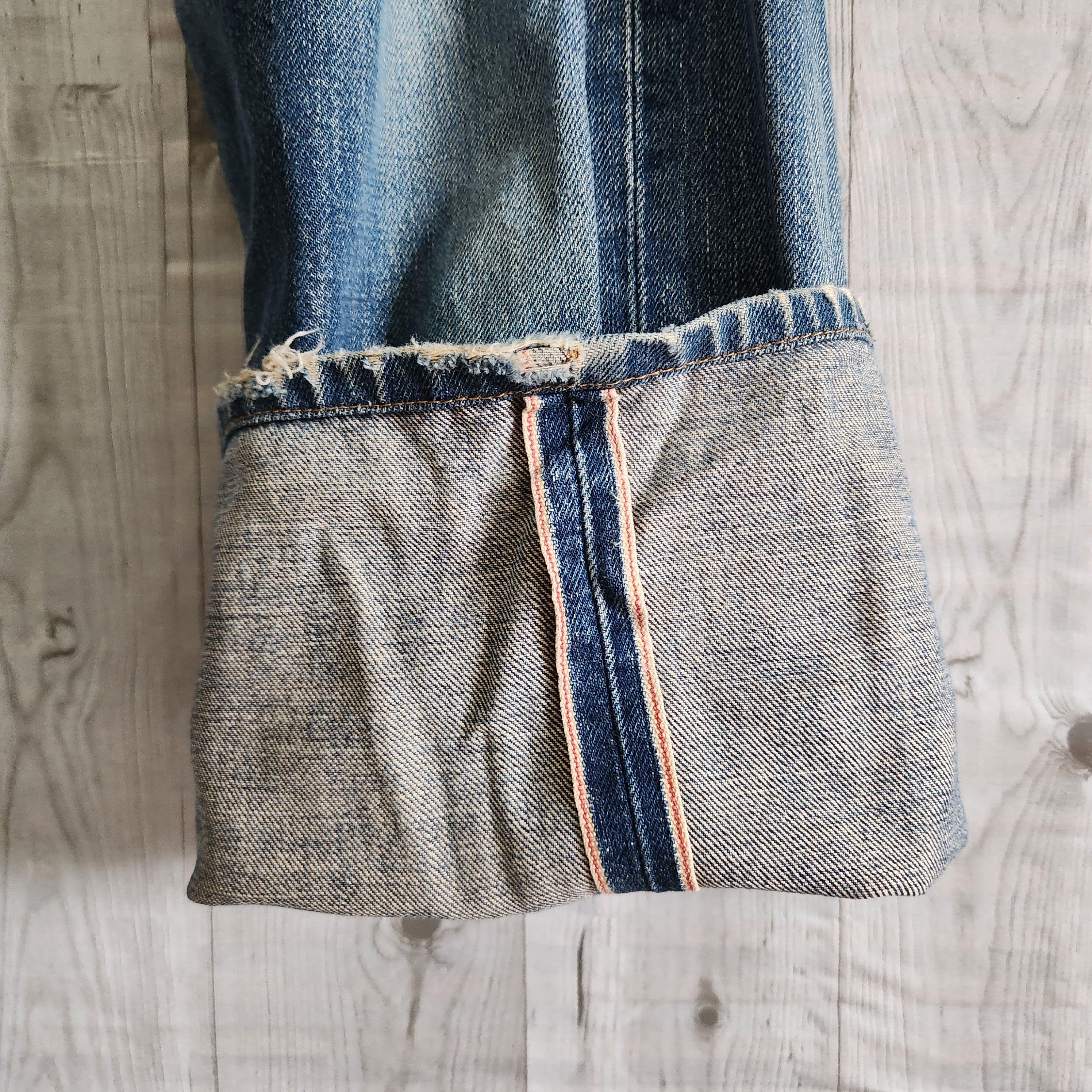 Vintage Distressed Edwin Redline Selvedge Jeans - 22