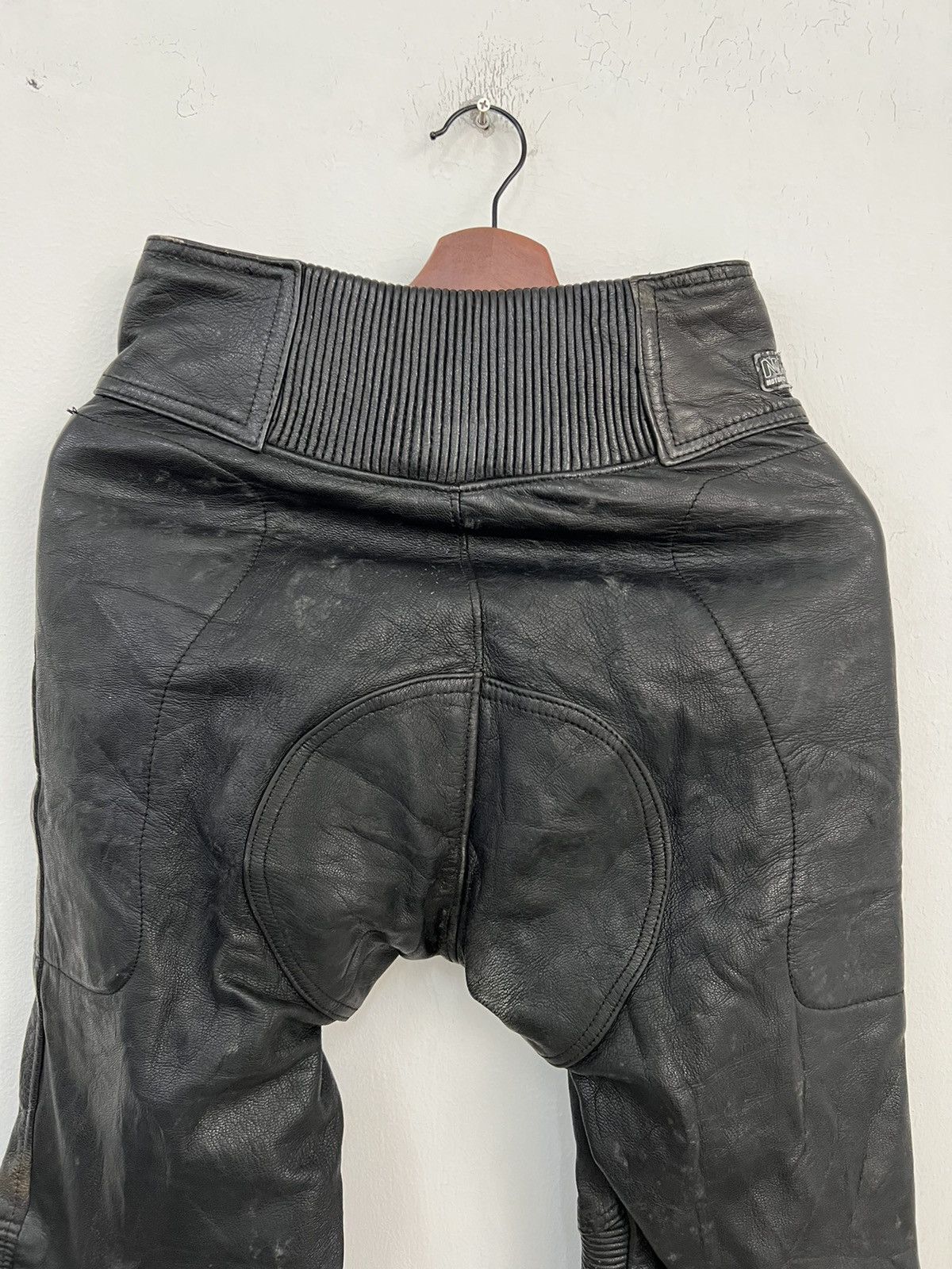 Vintage - Nankai Motorcycle Top Fashion Leader Leather Pants - 6