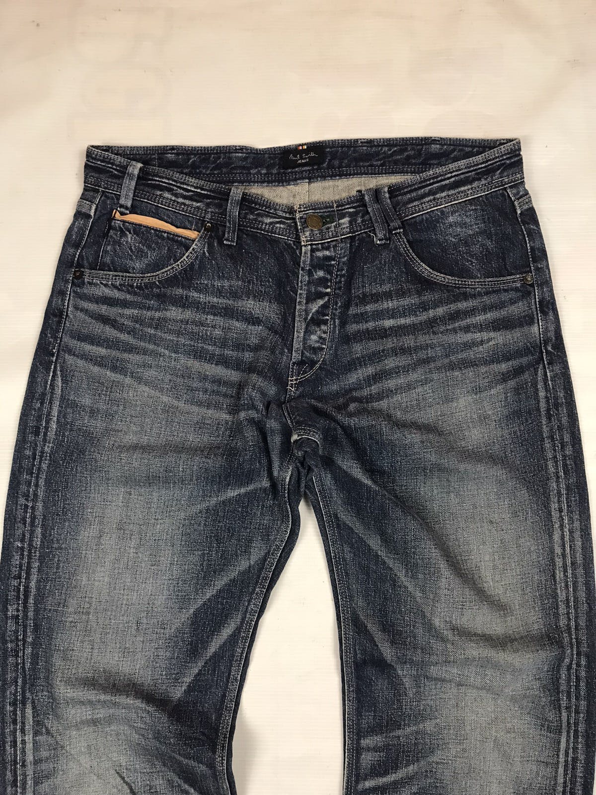 Paul Smith distressed blue denim jeans - 3