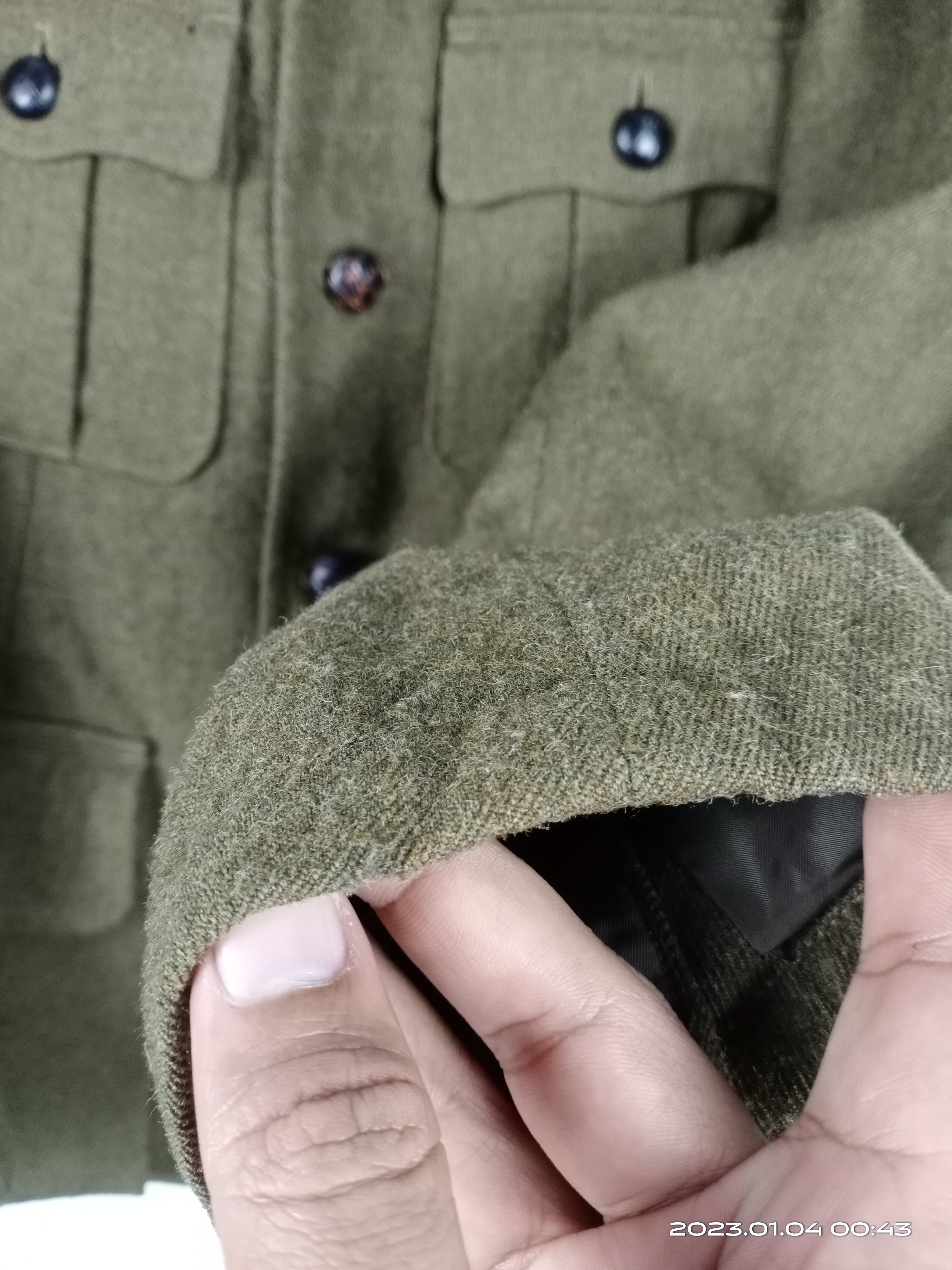 💥RARE💥Vintage Nigel Cabourn Wool Military Style Jacket - 6
