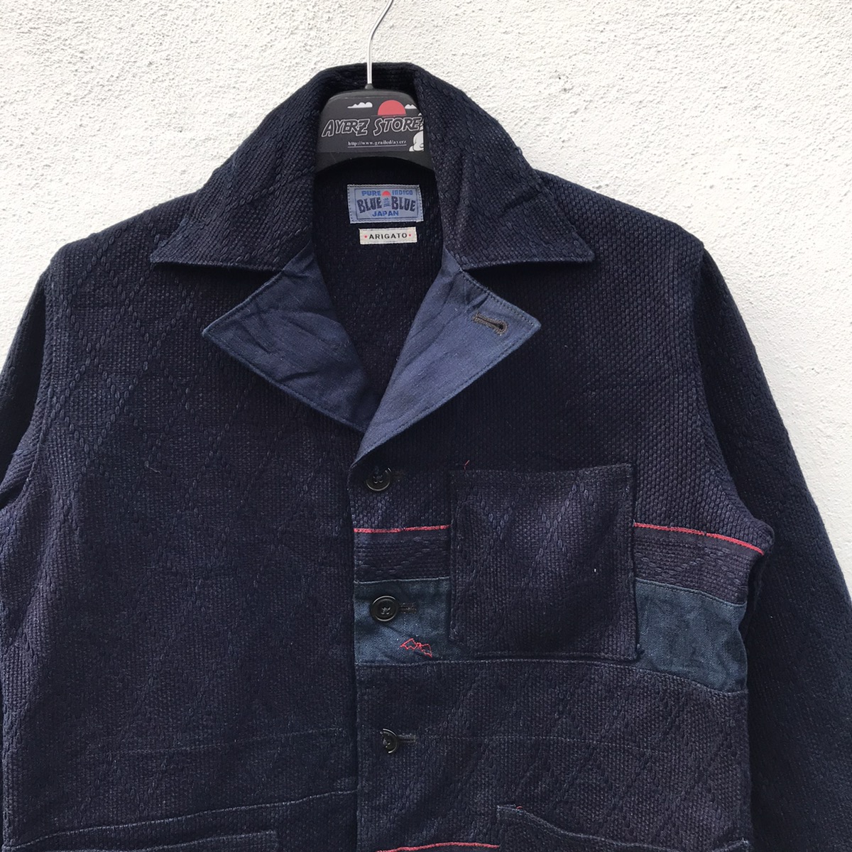 Vintage - Blue Blue Japan Pure Indigo Arigato Sashiko Jackets - 5