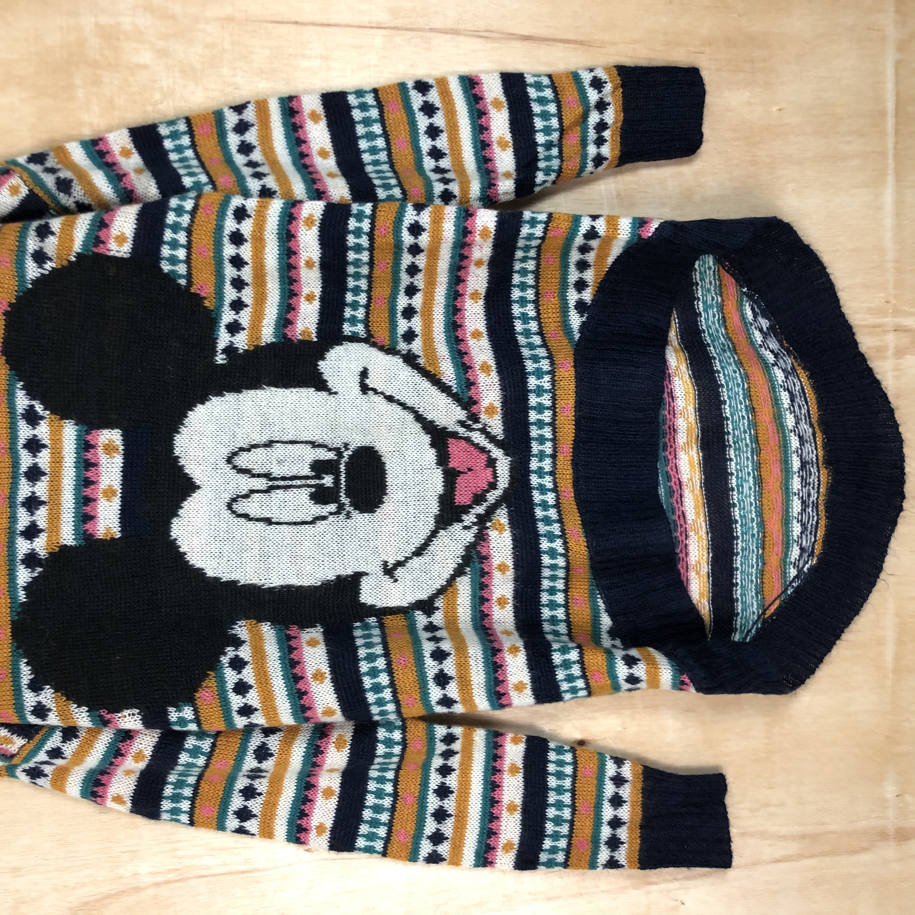 Mickey Mouse - Mickey Mouse Big Logo Multicolor Knitwear #2080 - 4