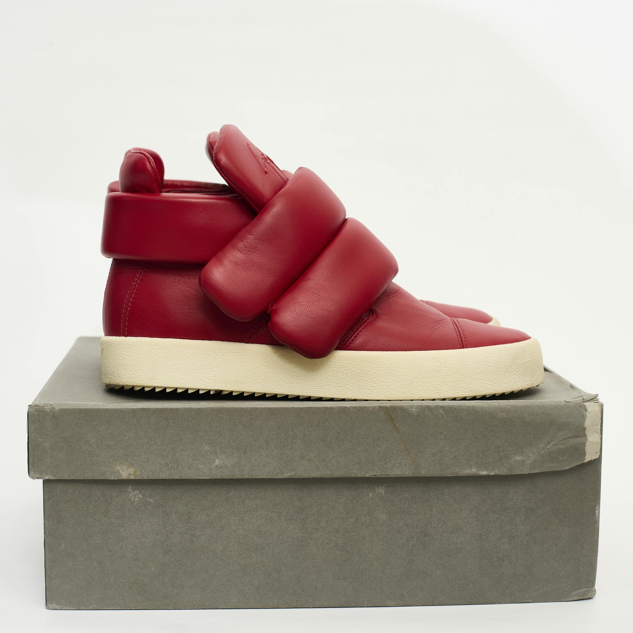 Kid Cudi Giuseppe Zanotti 2015 Red Sneaker Size 44 - 2