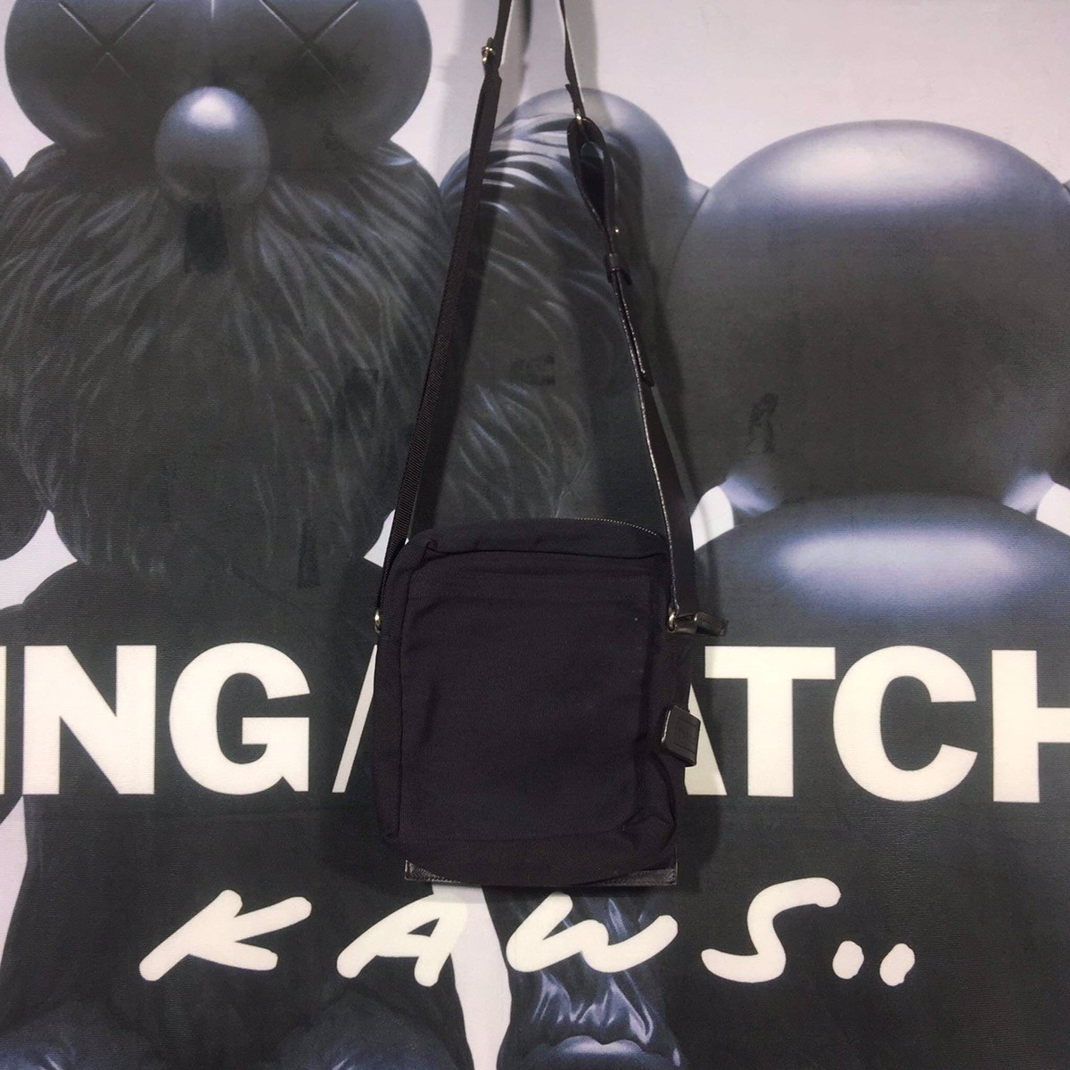 Y`saccs Yohji Yamamoto 2-way Metal Handle Leather Bag