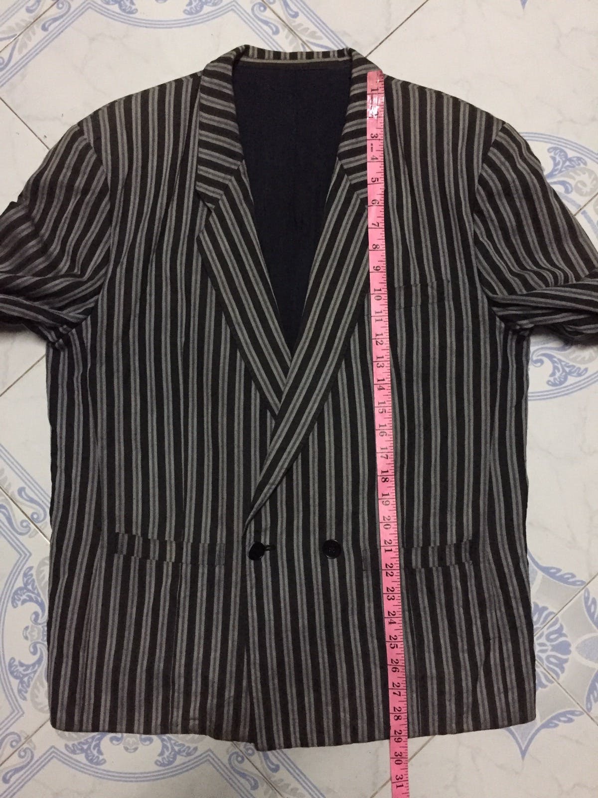 Kenzo Zebra Stripes Jacket Coat Made in Japan - 23