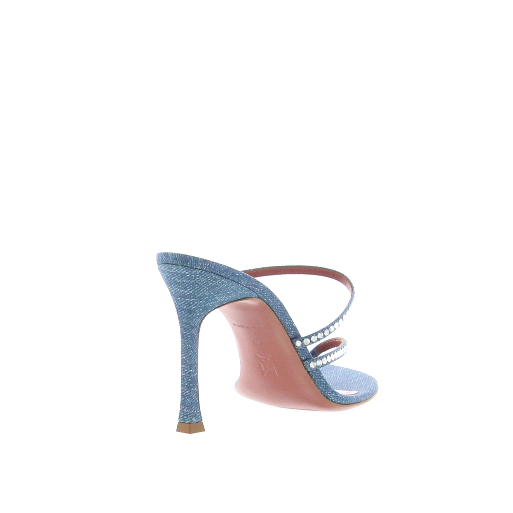 Ami Crystal Slipper Suede Denim - 3