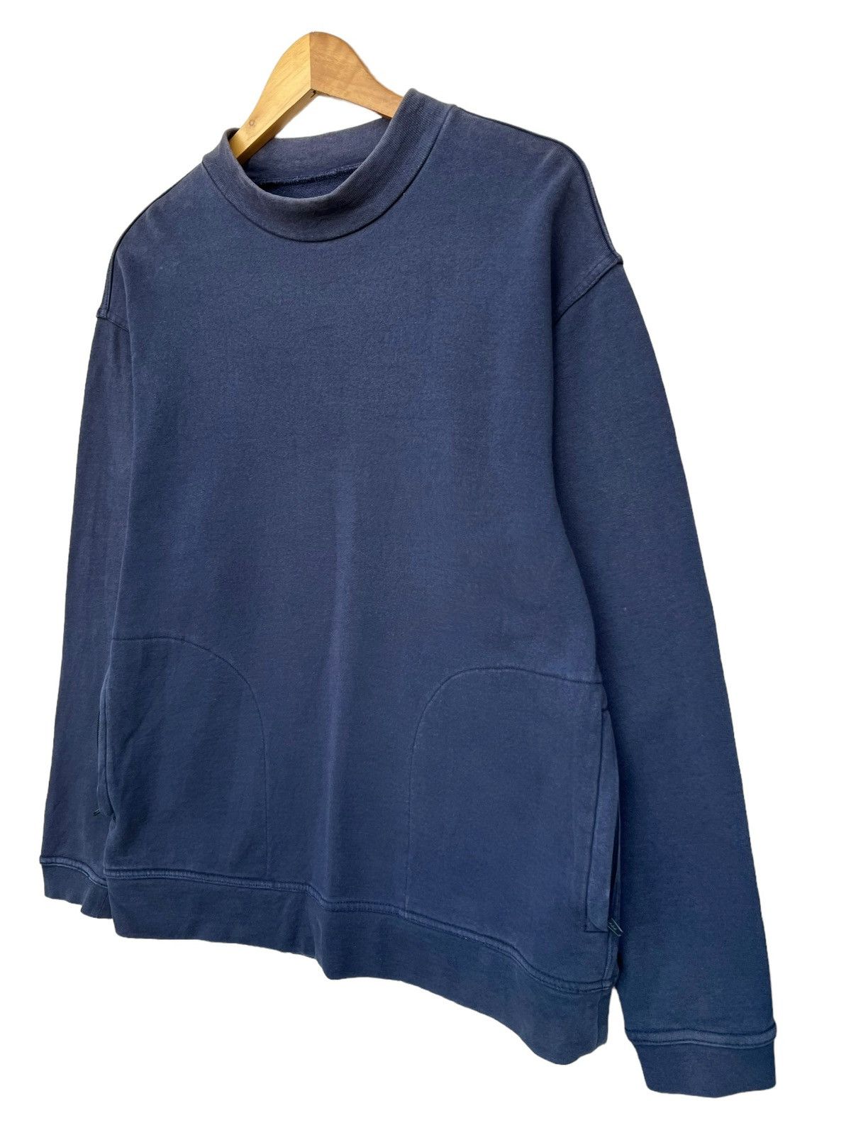 Vintage Beams Plus Japan Style Sweater Mock Neck Sweatshirt - 3