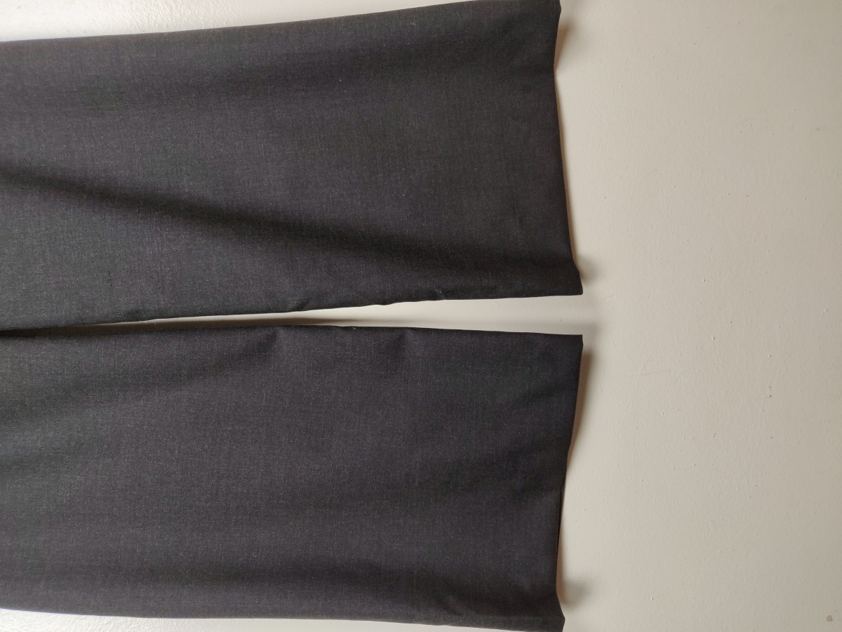 Black - Wide Pant Bottom Trouser - 3