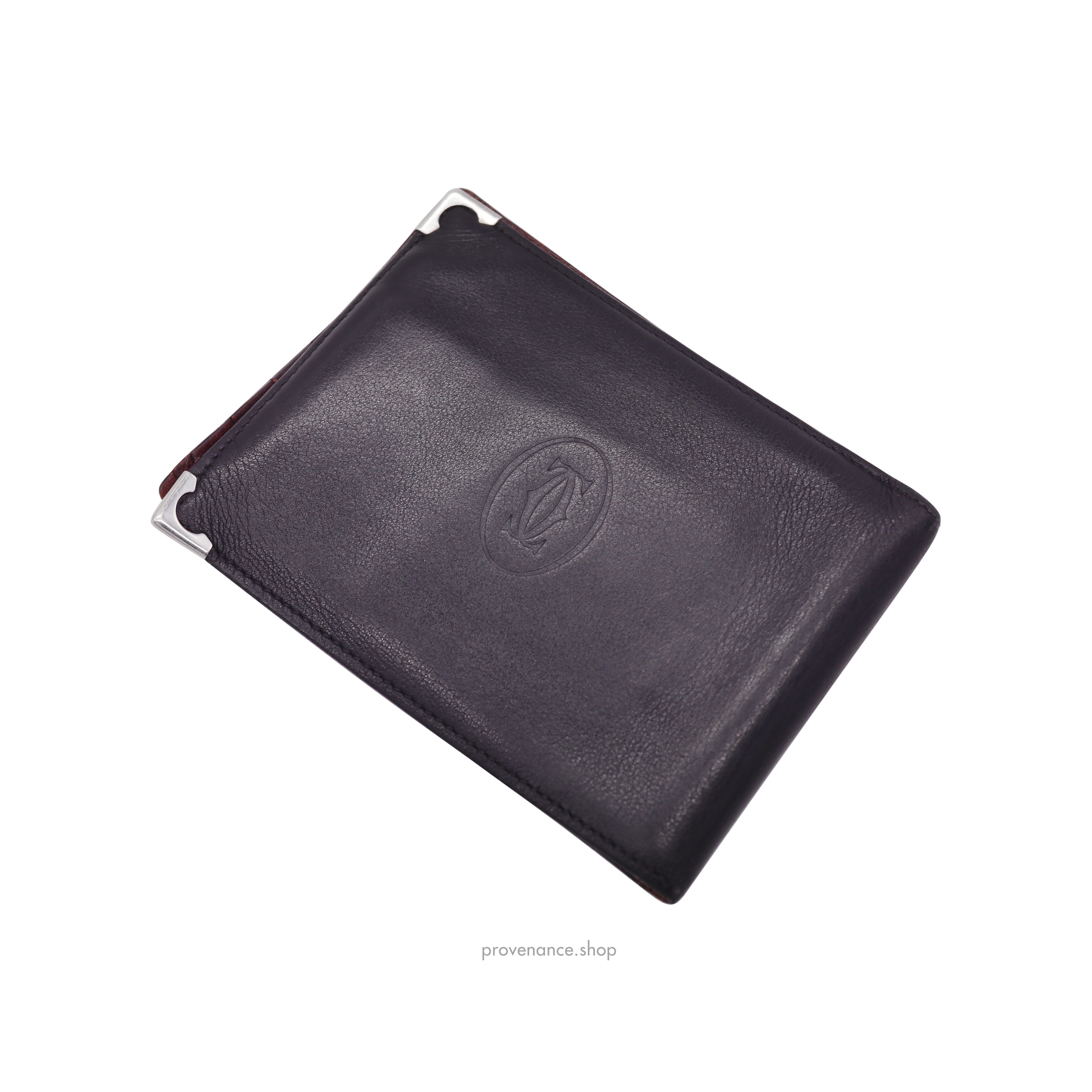 Cartier Bifold Wallet - Black Calfskin Leather - 4