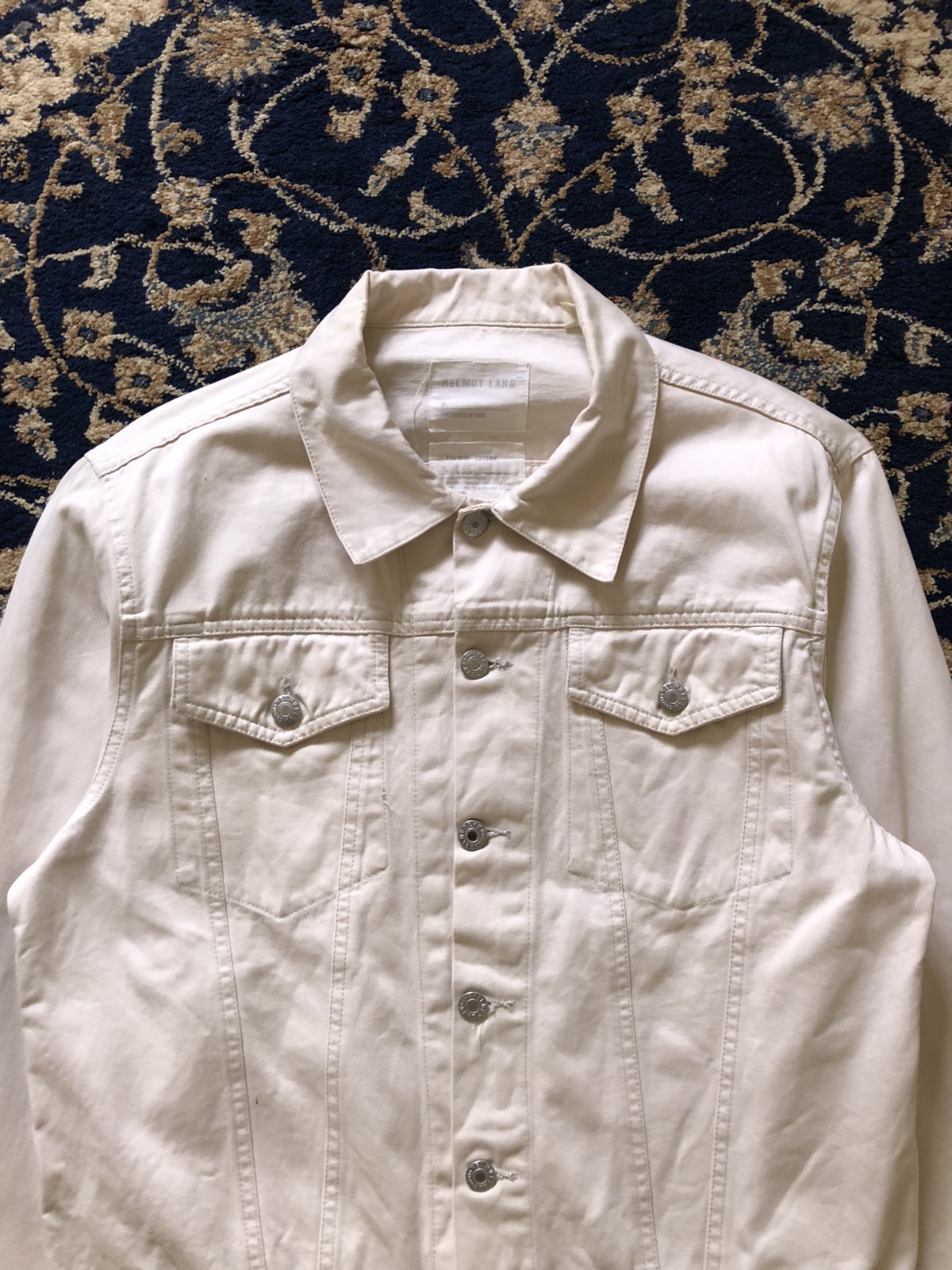 1998 Helmut Lang Off-white Vintage Cotton Jacket - 2