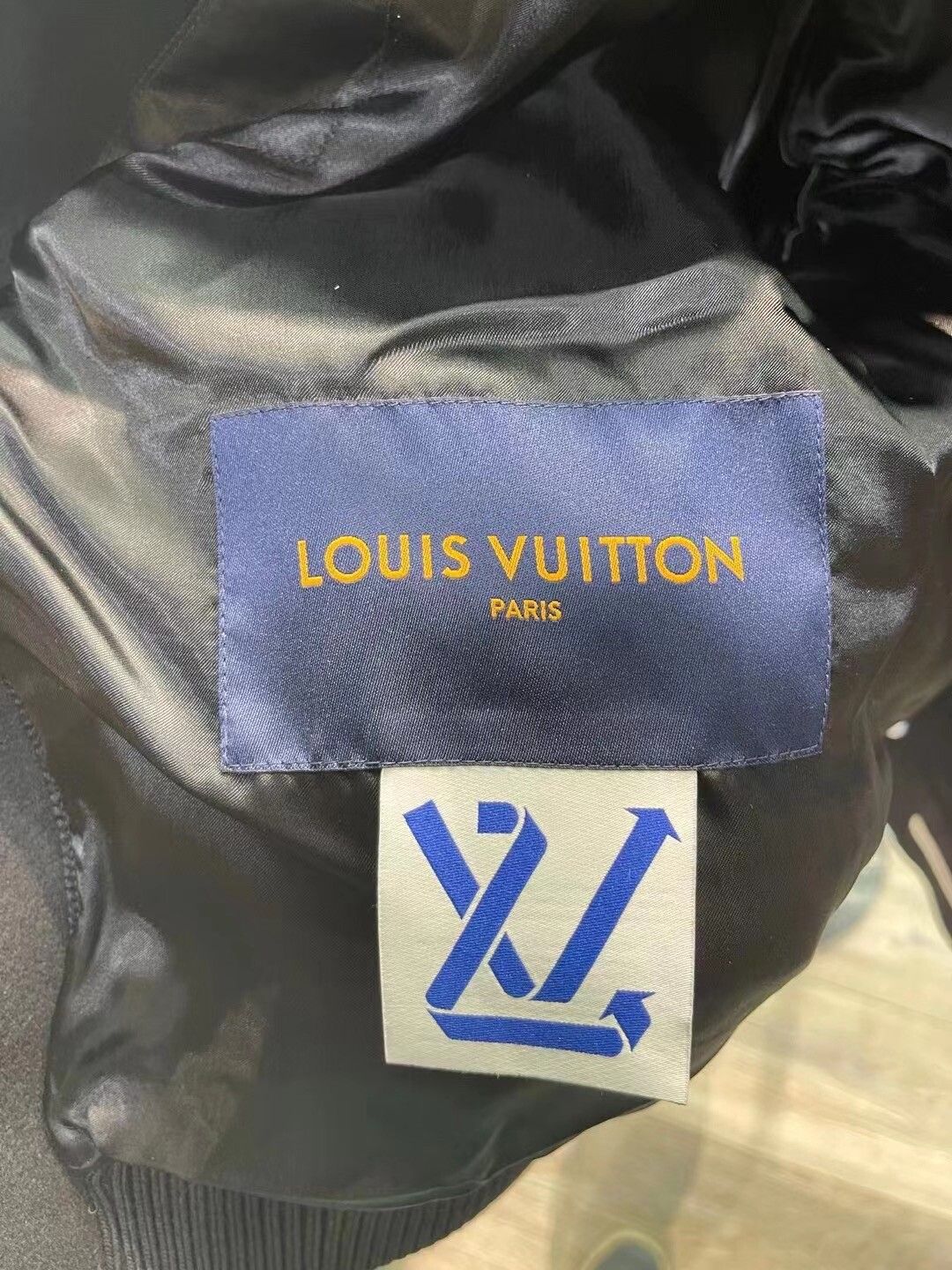 Louis Vuitton Blue & White 'Puppet' Varsity Jacket