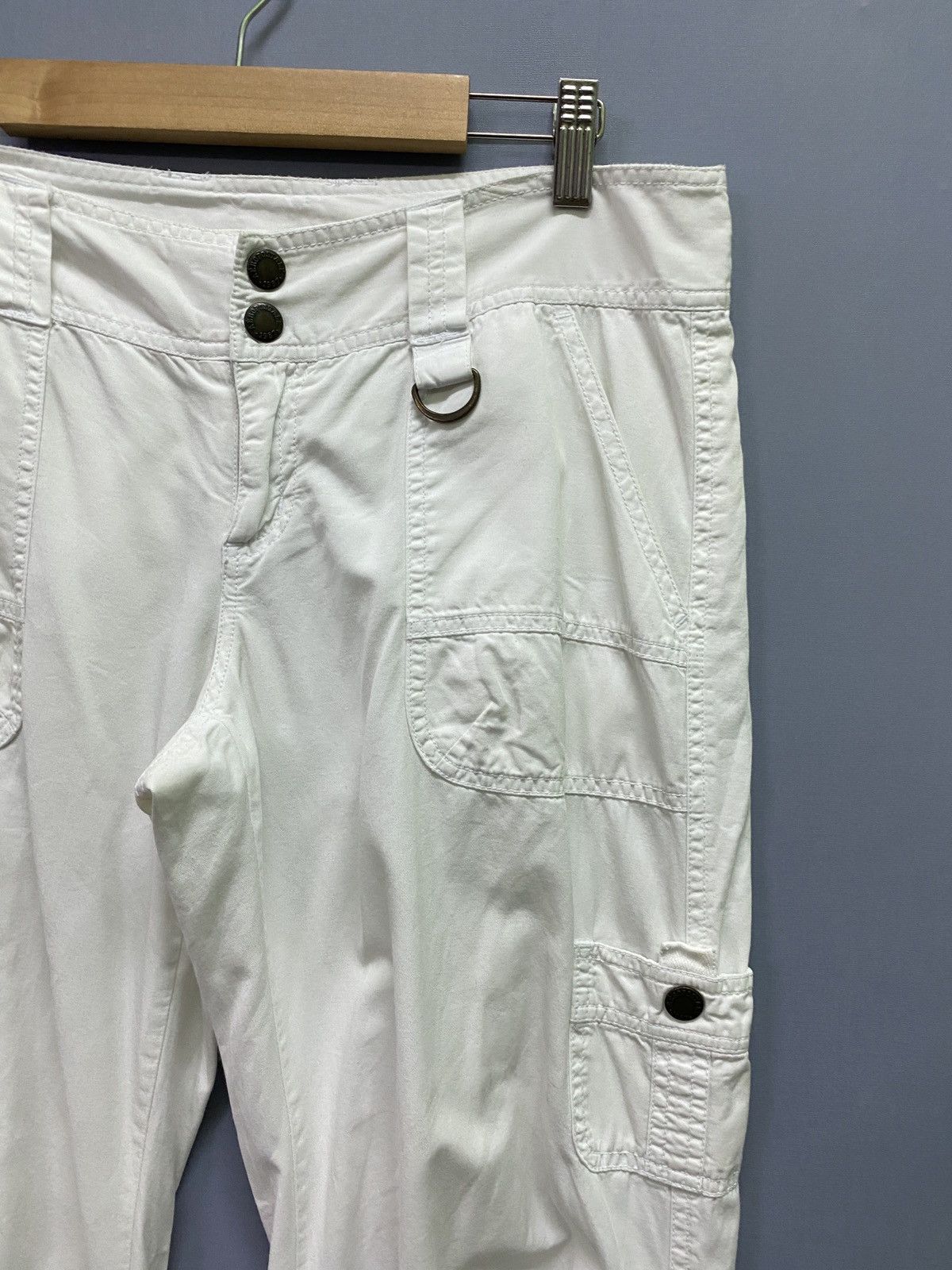 Cargo AEROPOSTALE 8 Pocket Parachute White Pants - 10