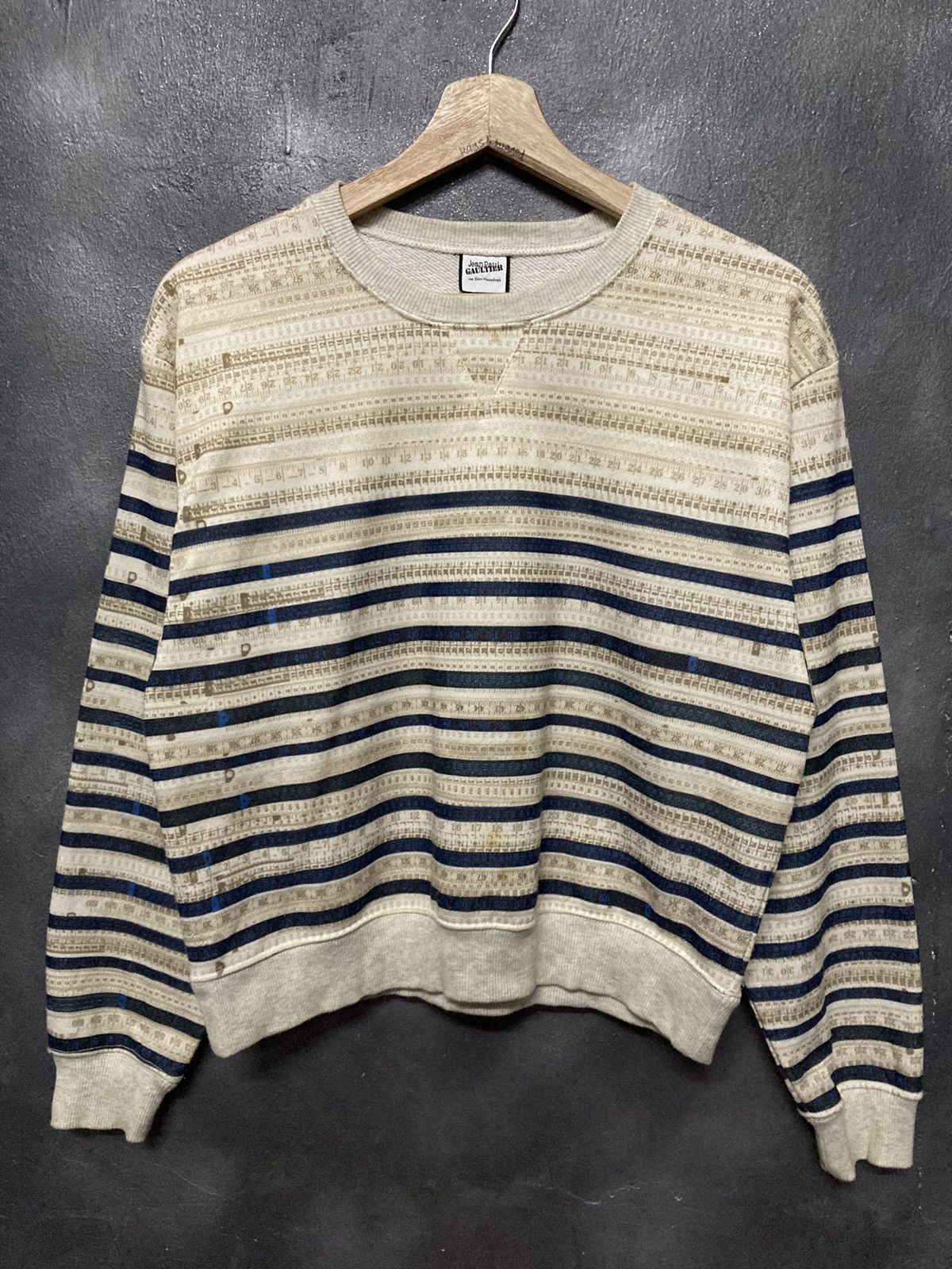 Jean Paul Gaultier Jean Paul Gaultier for Sept Premieres Sweatshirt |  urcloset | REVERSIBLE