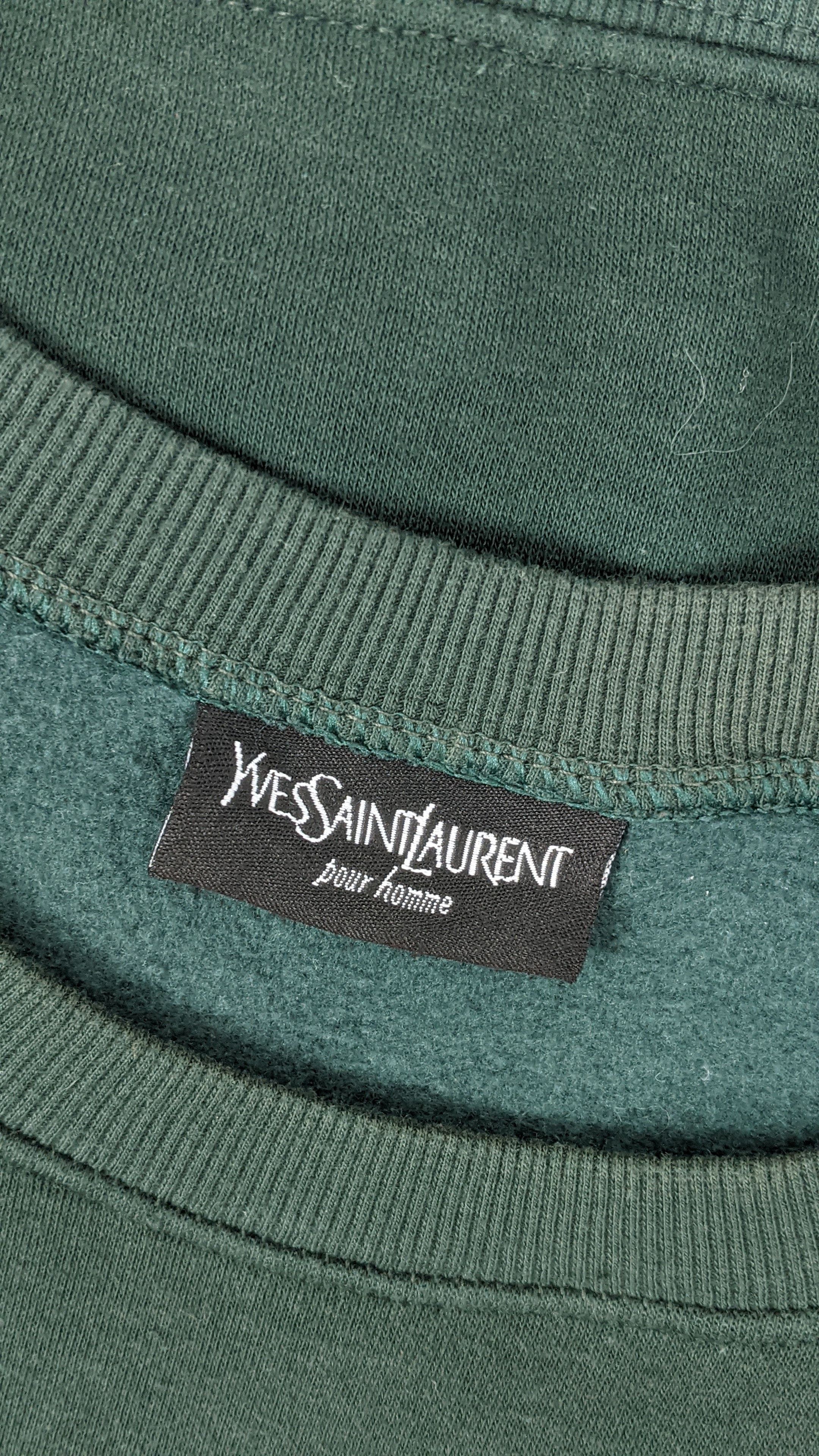 Yves Saint Laurent YSL Pour Homme Embroidery Sweatshirt - 4