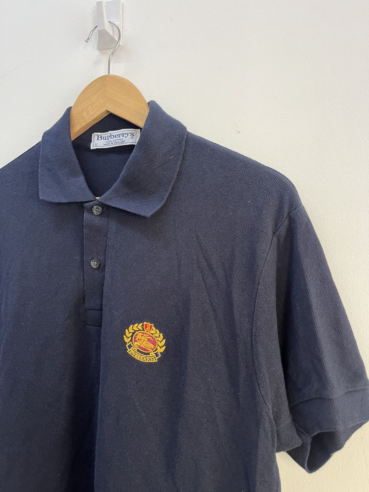 Vintage Burberry Crest Logo Polo - 3