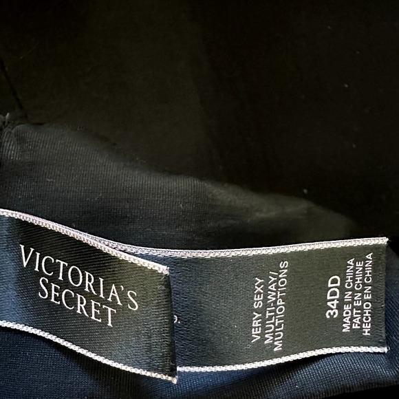 Victoria's Secret Very Sexy Multiway Push Up Bra Underwire Padded Black 34DD - 3