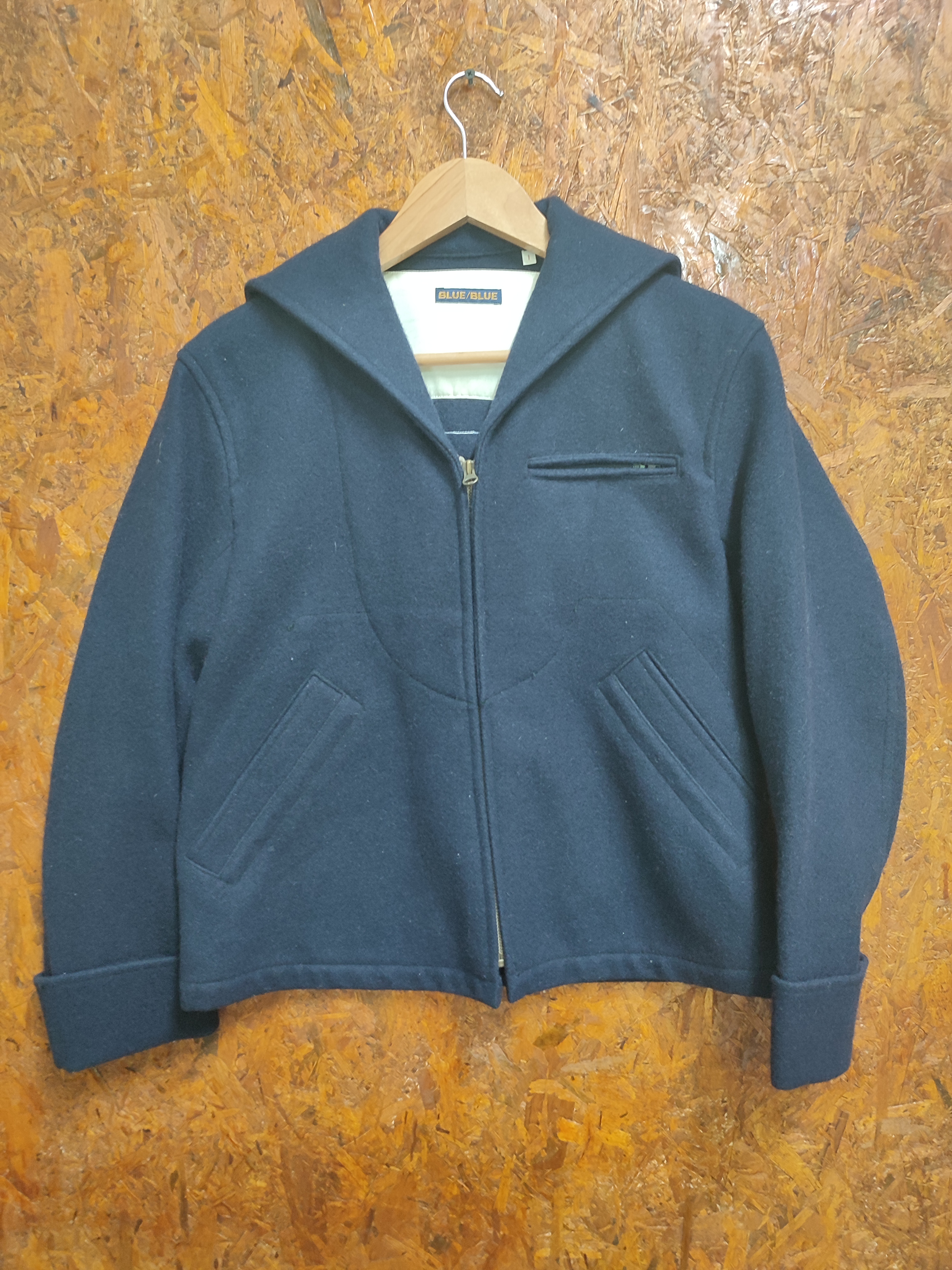 Blue Blue jacket wool Navy Style - 1