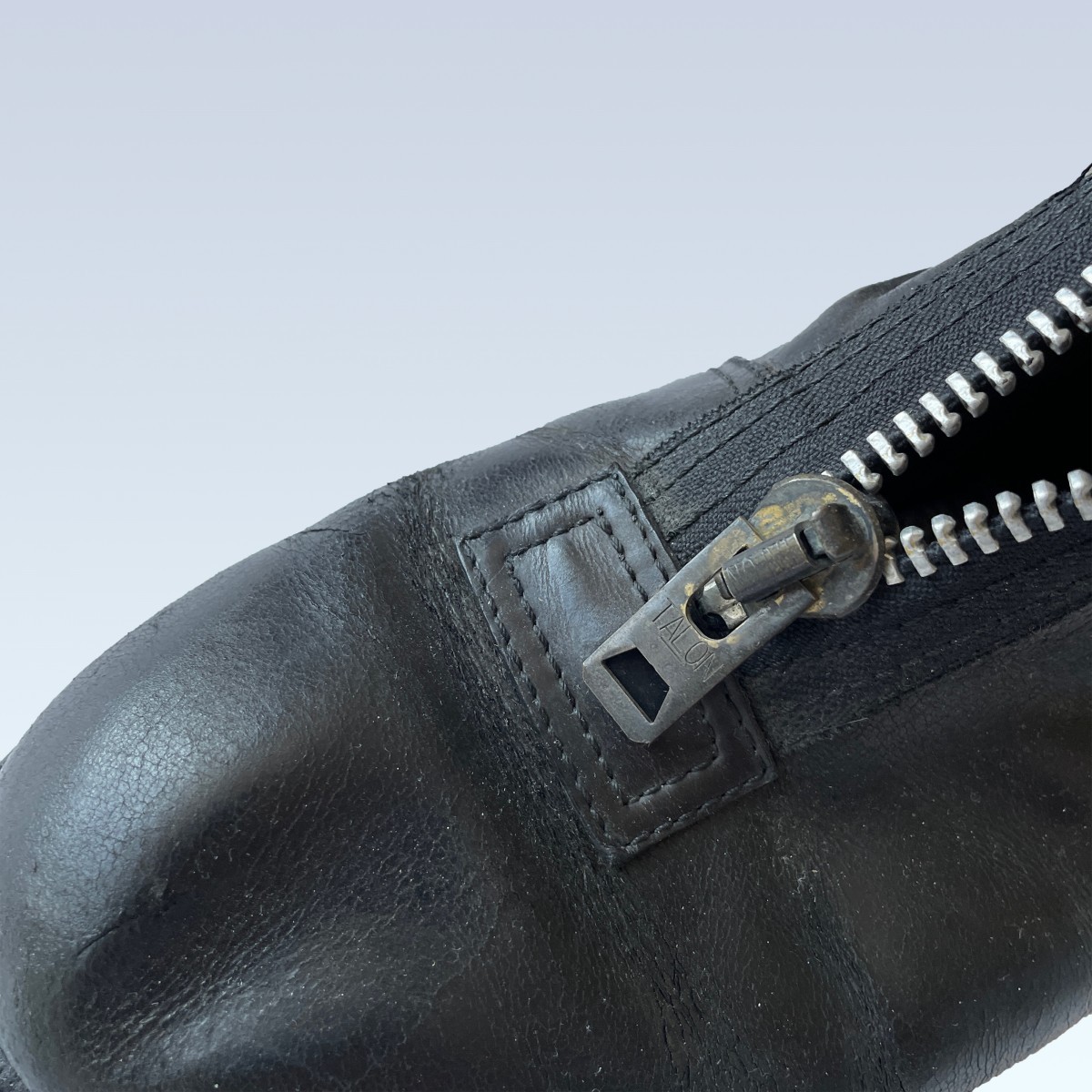 YYPH Front Zip Leather Boot (AW89) - 6