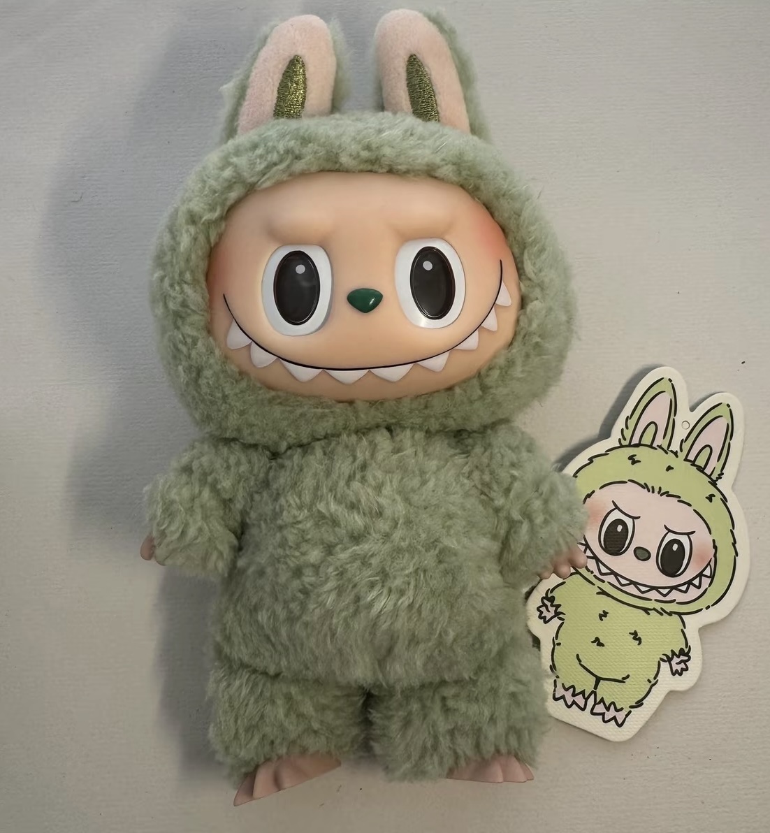 Pop Mart THE MONSTERS Green Grape- Exciting Macaron Vinyl Face - 2