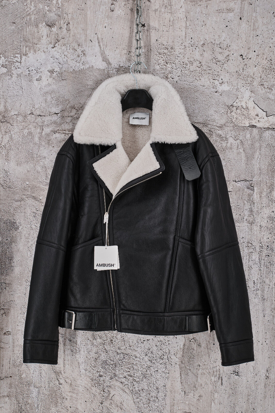 Brand New With Tags Ambush Design Shearling Aviator Jacket 50IT, 3785$ - 1