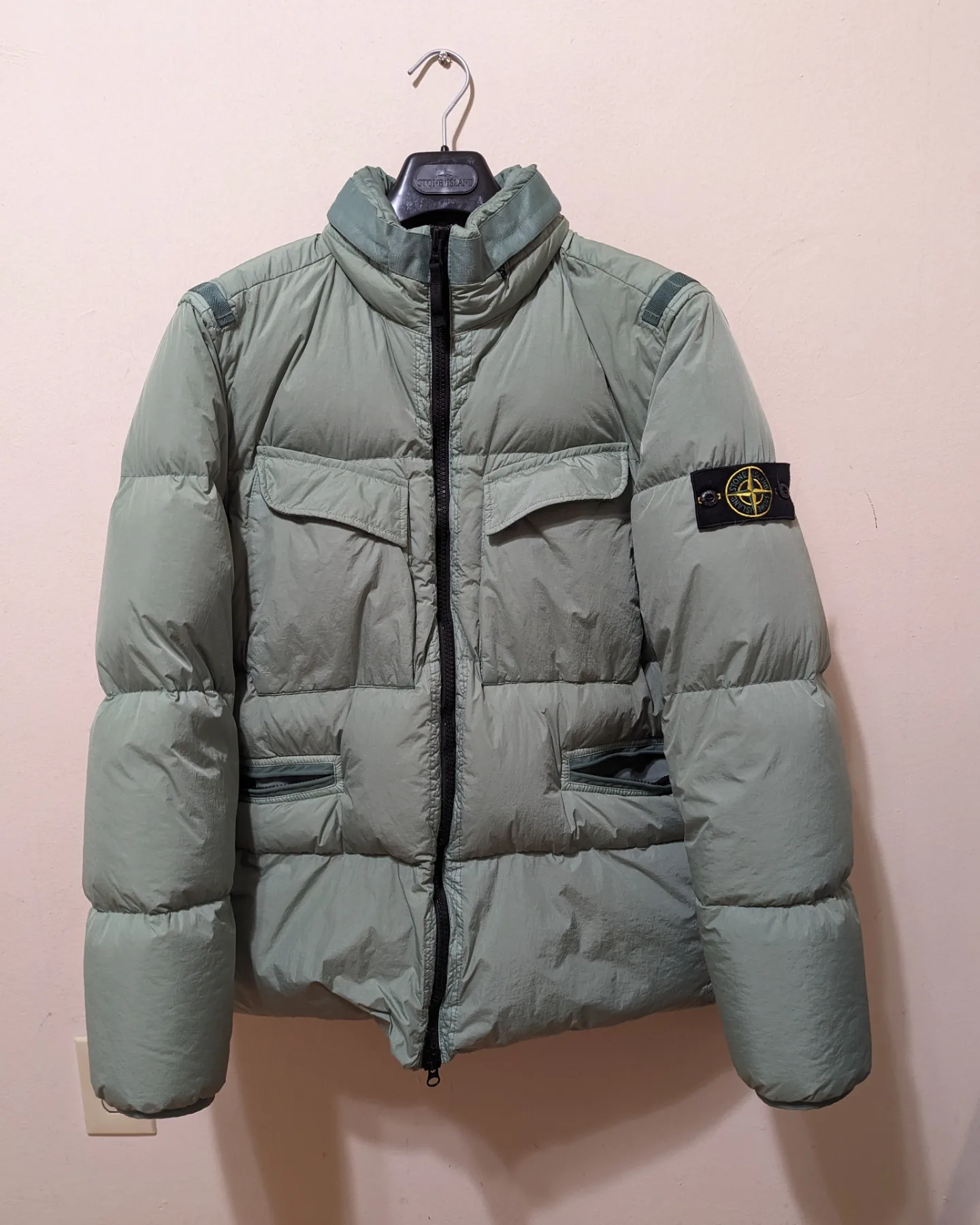 Stone Island Crinkle Reps NY Down Jacket - 1