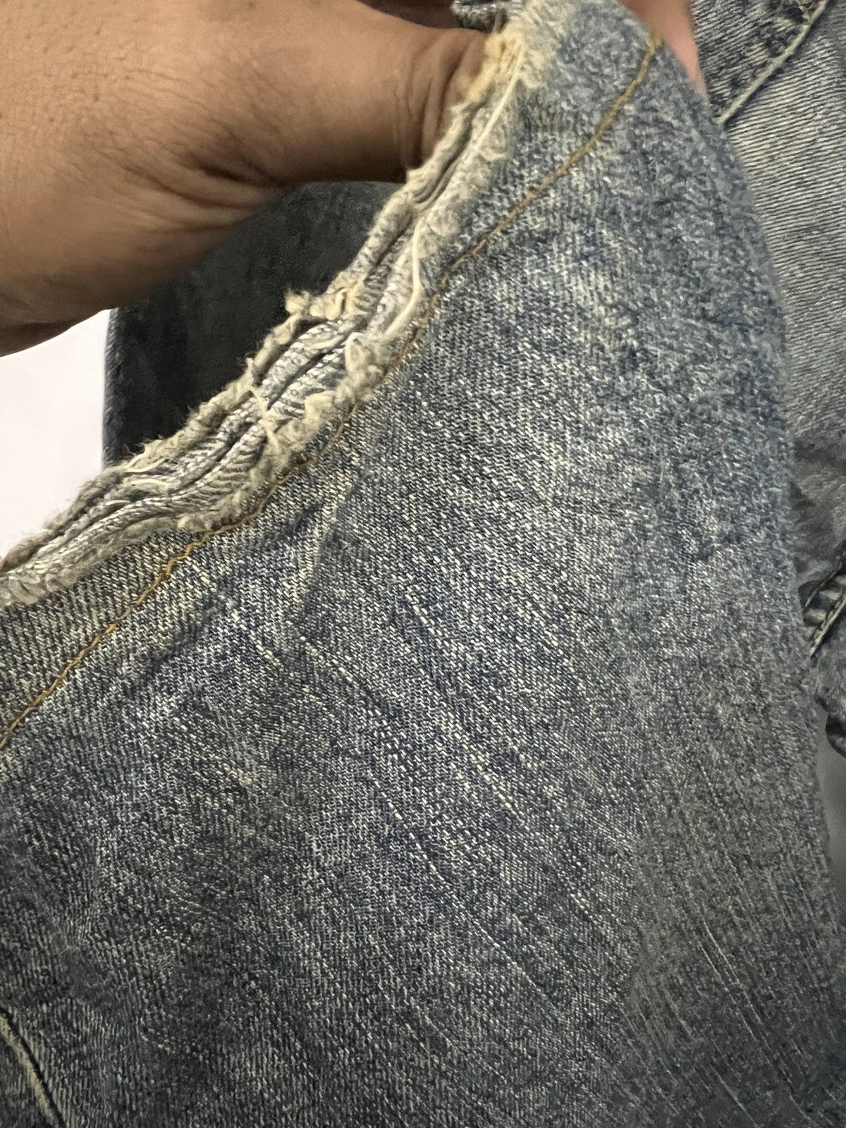 Vintage - Levis 502 Rare Design Denim Jeans - 11