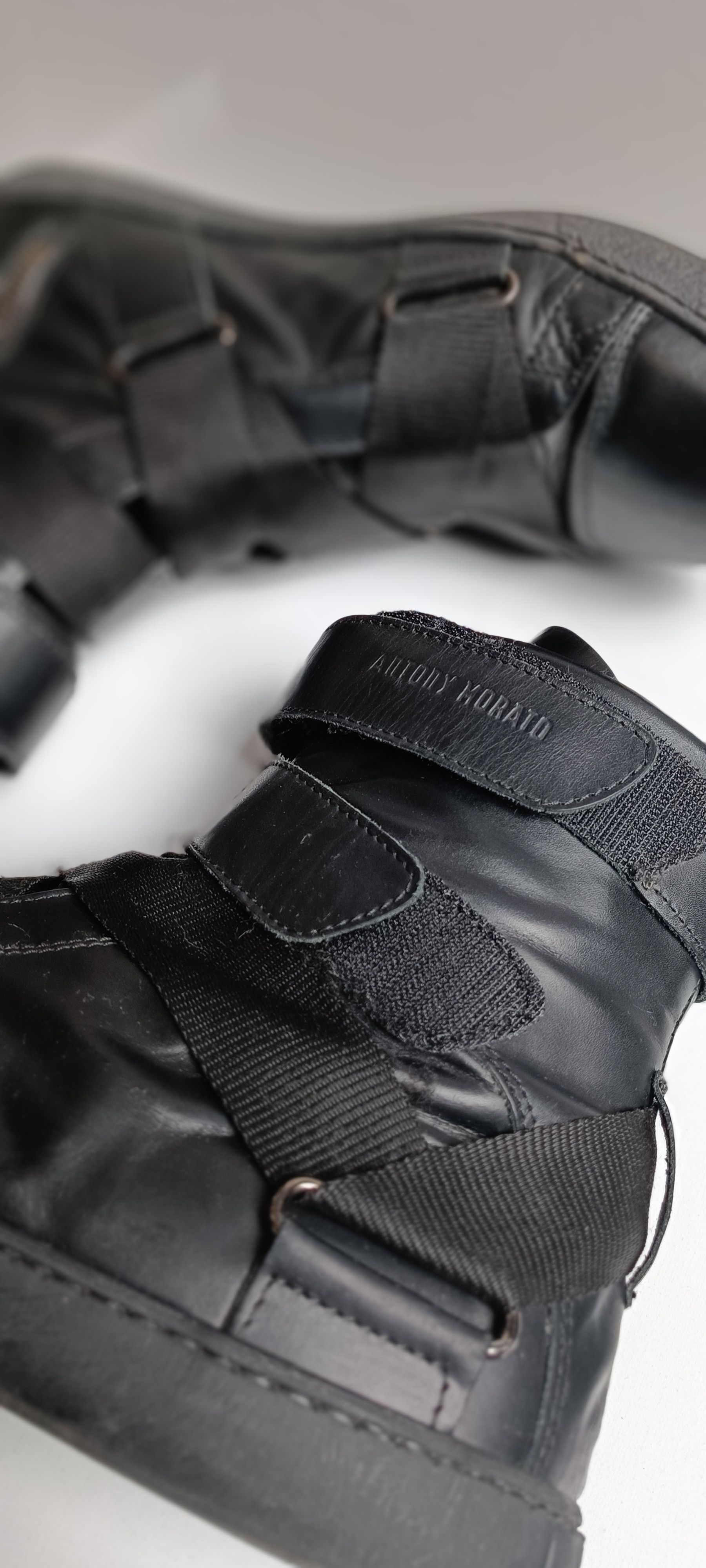 Antony Morato Men's Leather Biker Strap Boots DS - 8