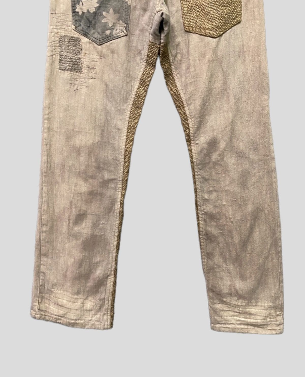 Vintage - Japanese brand Hybrid Sackcloth Distressed Pants - 6