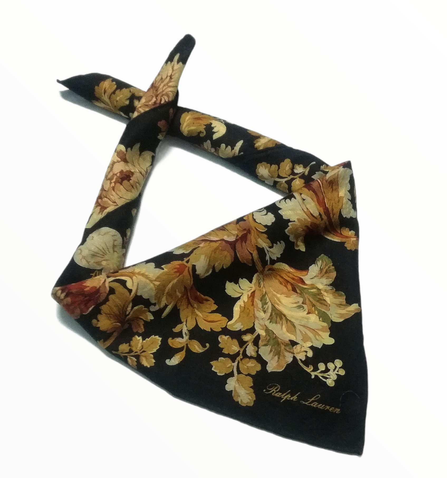 Polo Ralph Lauren - Ralph Lauren Bandana Handkerchief Flower Design Unisex - 1