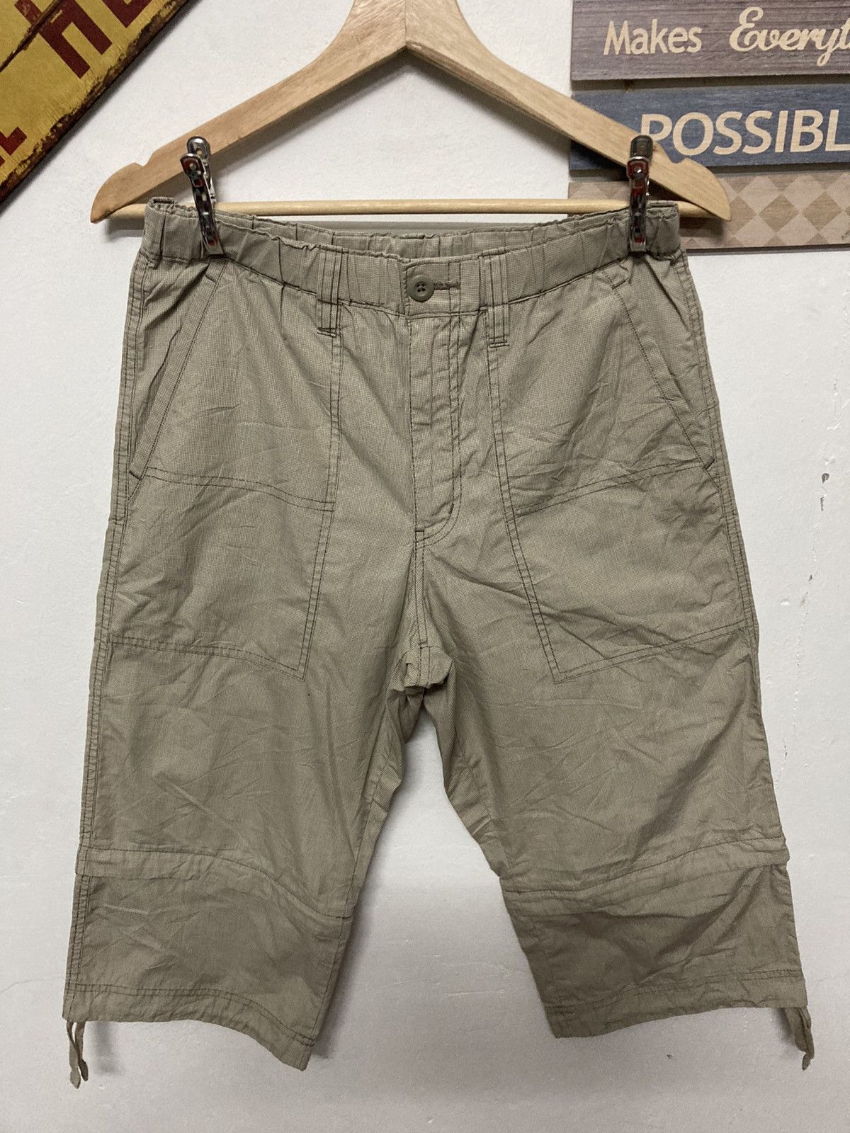 Vintage Uniqlo 3 Quarter Drawstring Pant Size Up to 32 - 3