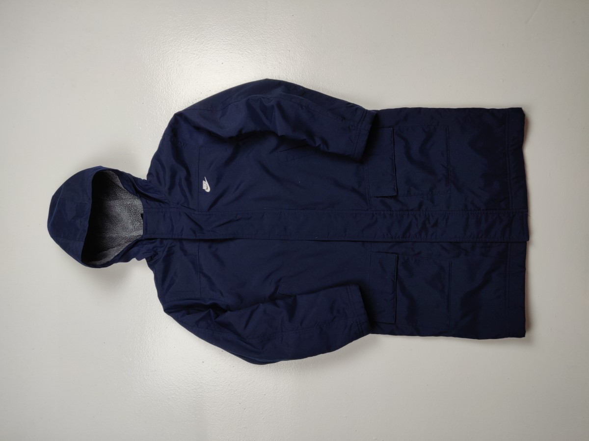 Long Jacket Rain Coat Outerwear Parka Hoodie - 2