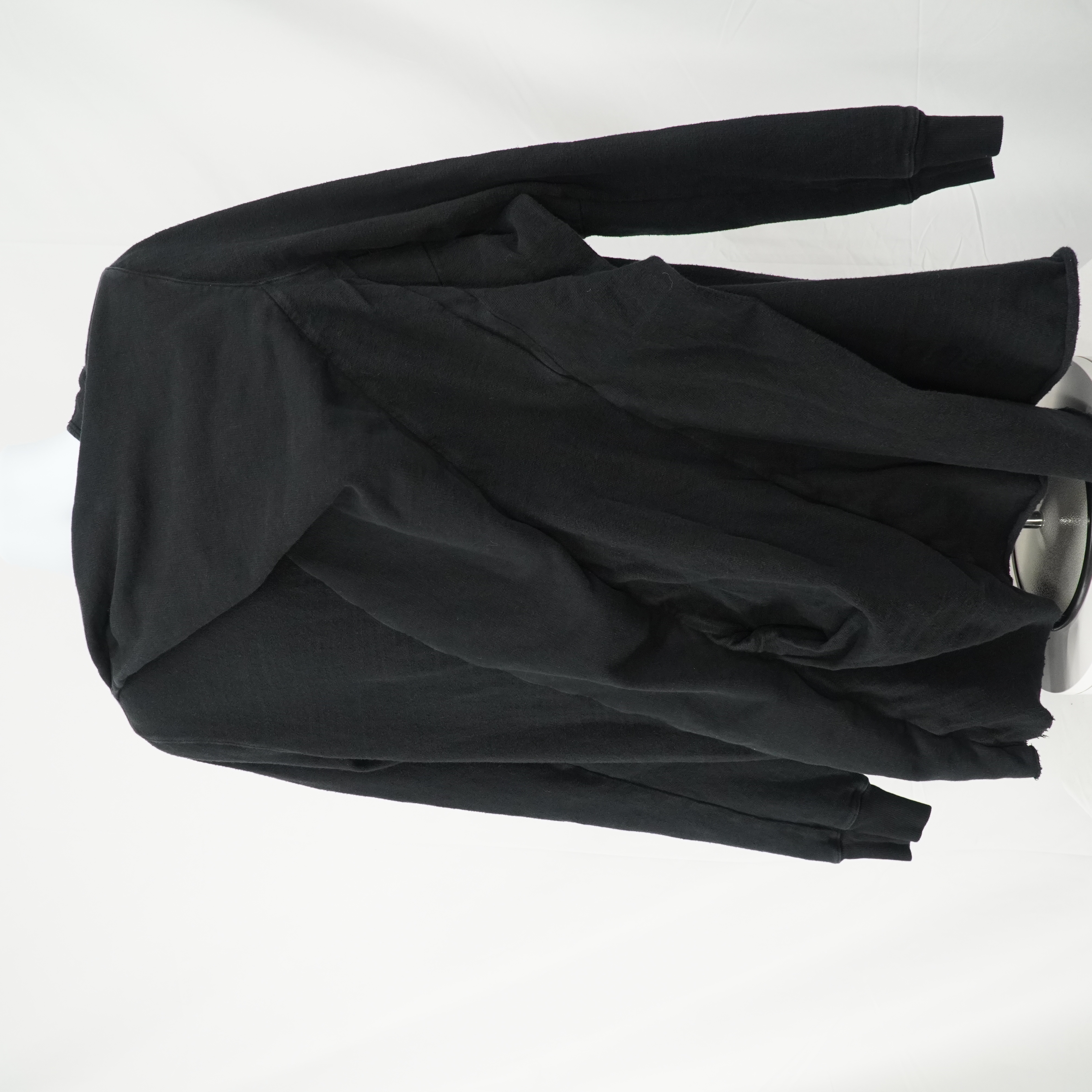 DRKSHDW Pull Over Black Sweater Shirt Geometric Lines Layerd - 20