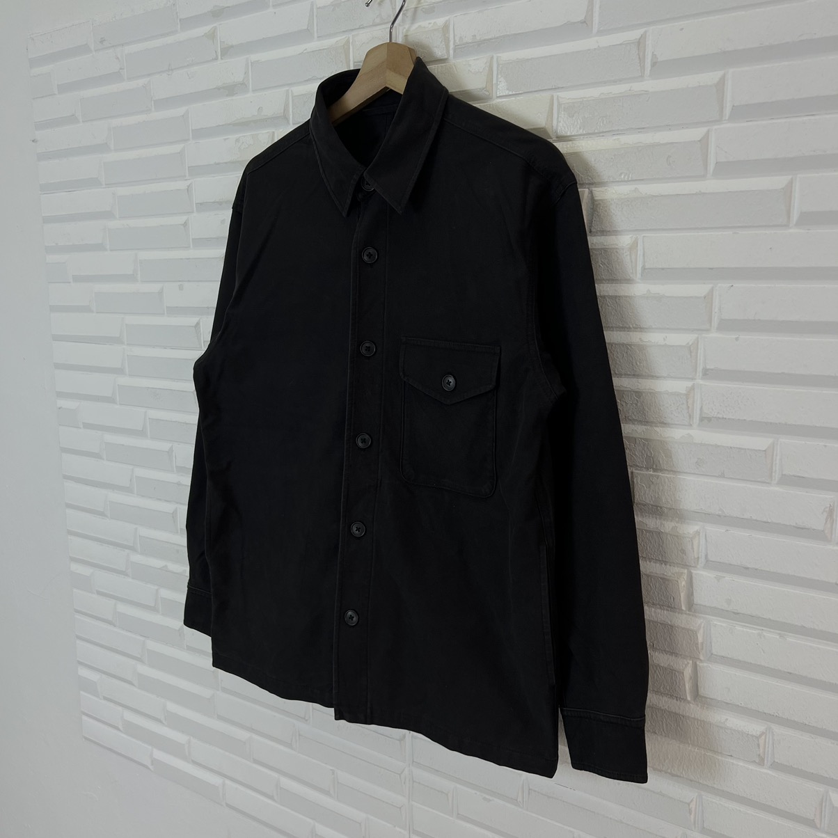 Japanese Brand - VINTAGE ULTIMATE BLACK ICONIC UNIQLO CHORE JACKET JAPAN - 2