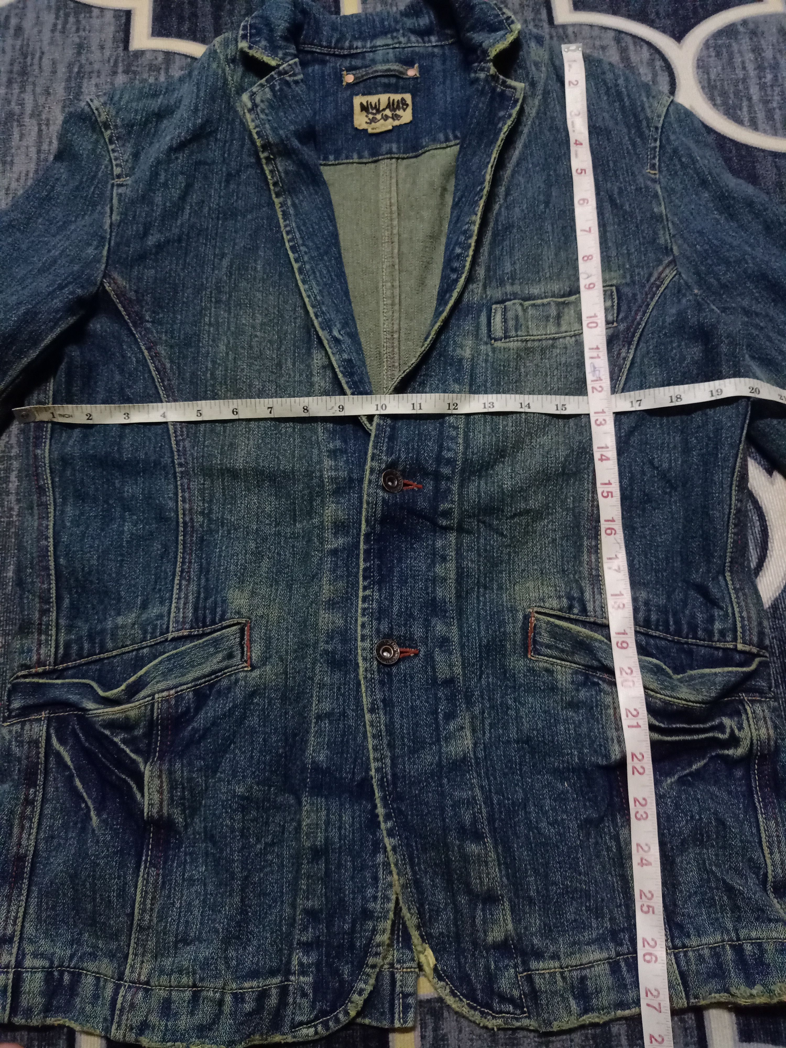 Japanese Brand - Nylaus Jeans Denim Jacket - 5