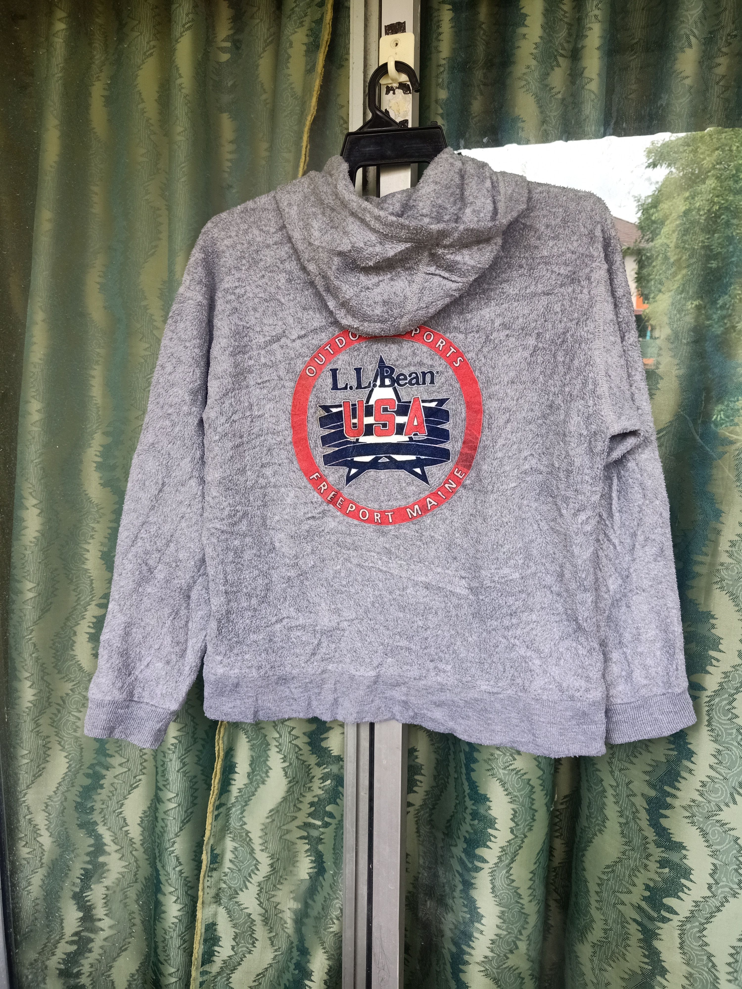 L.L. Bean - L.L Bean USA hooded fleece - 1