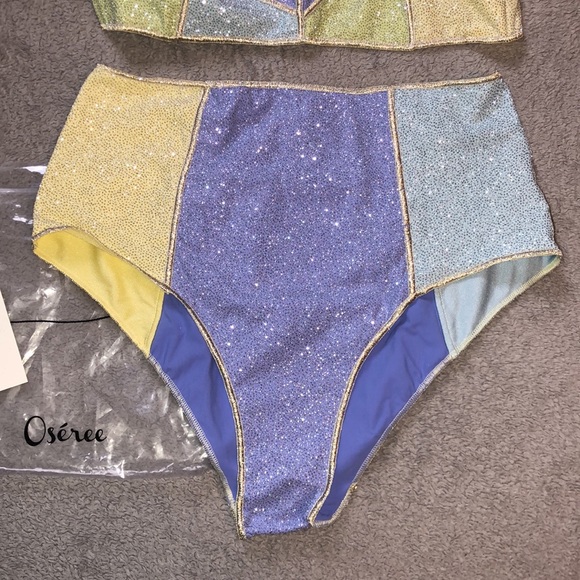 Oséree SS21 Shine Coloré High Waisted Bikini - 10