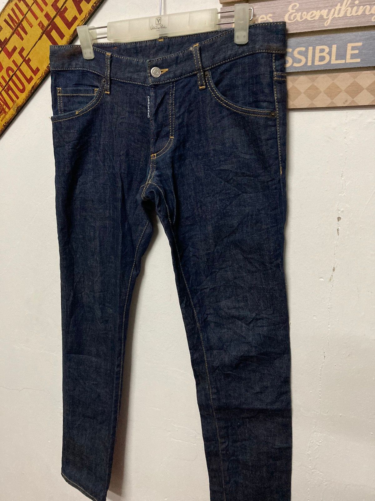Dsquared2 Straight Cut Denim Jeans - 4