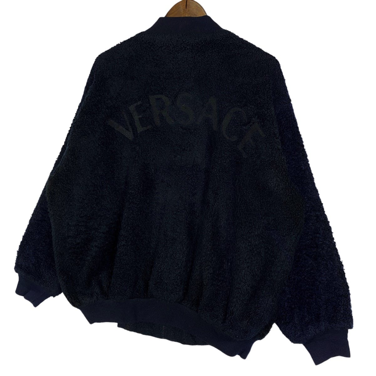 Vintage Versace Jeans Couture Fleece Bomber Jacket - 10